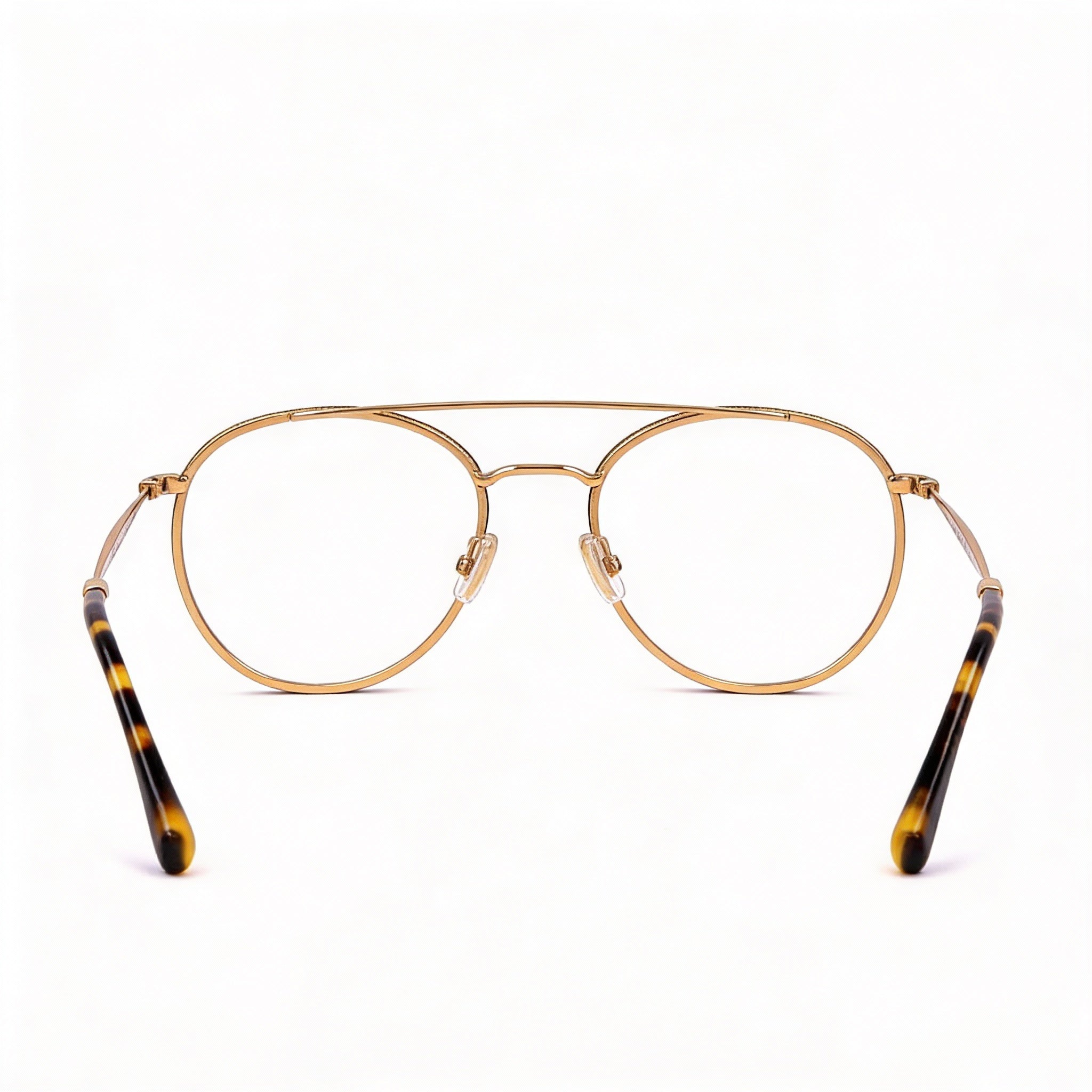 JIMMY CHOO Women's Crystal & Glitter Gold Stainless Steel Round Optical Glasses with Crystal Detail 51mm, Photo 3
