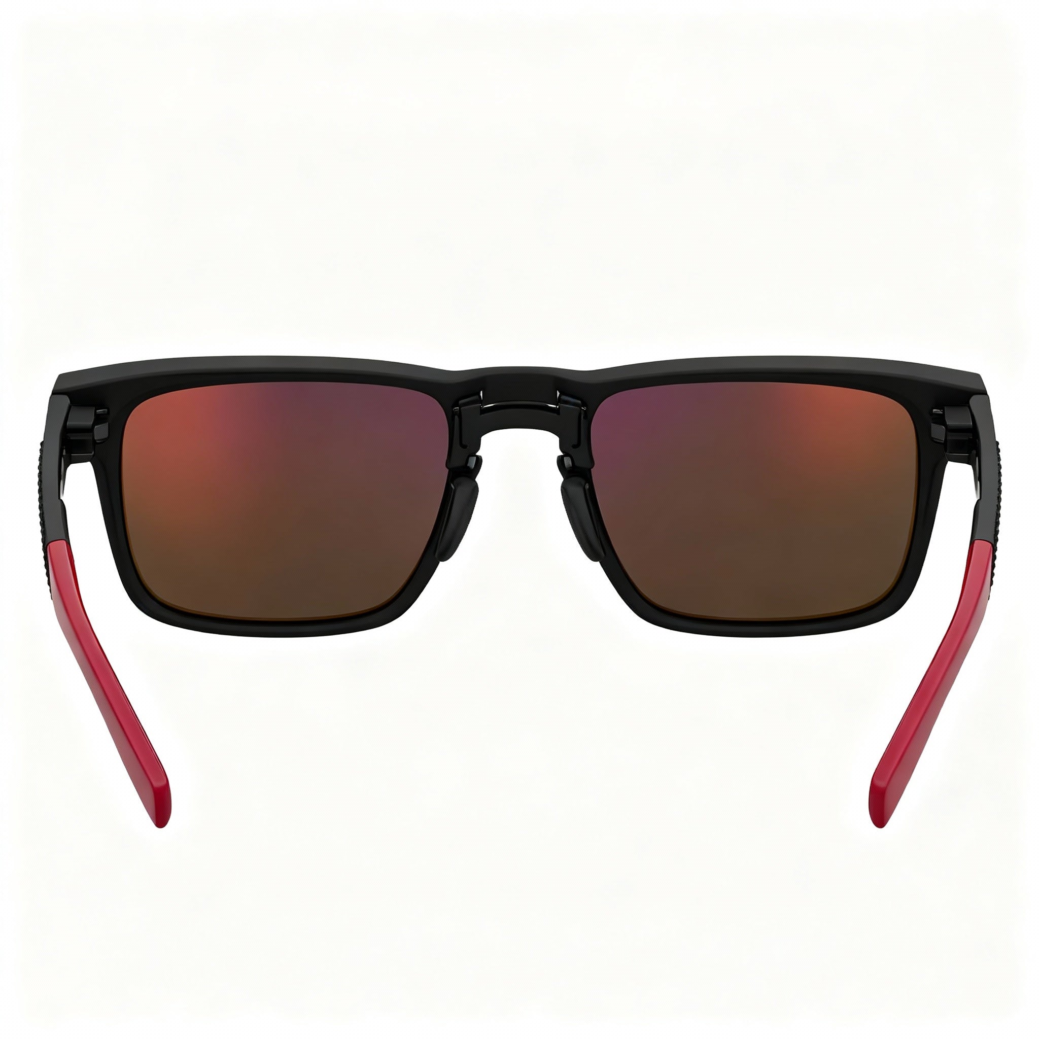 Levi's LV 5058/S Men's ECO Polyamide Sunglasses, Matte Black Red Frame, Red Multi-layer Lens, 56-18-145, Photo 3