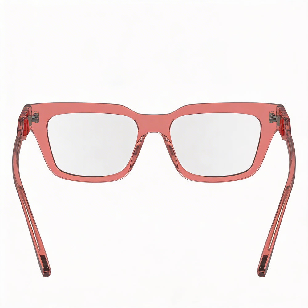 Gafas Karl Lagerfeld KL6152 para mujer, estilo moderno, con montura y lentes rosadas inyectadas de 52 mm