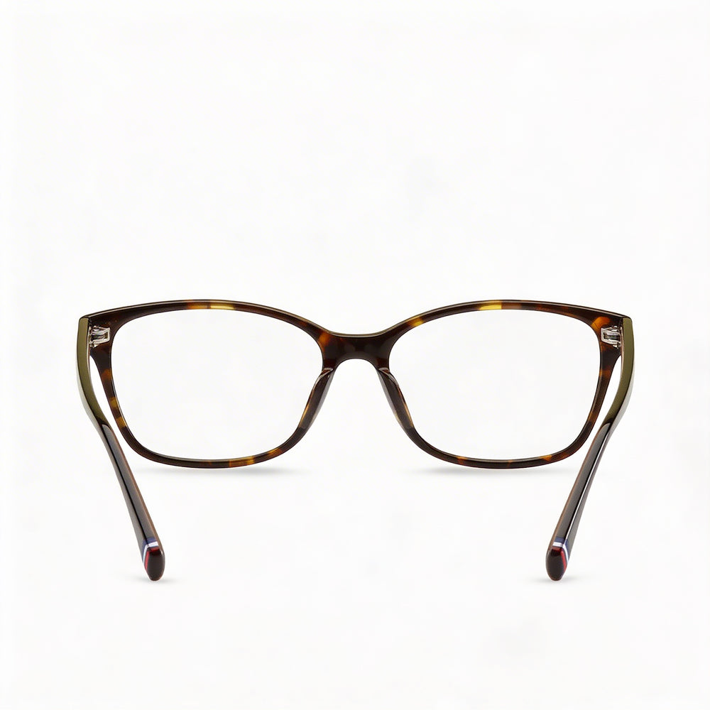 Gafas Tommy Hilfiger TH 2008 de Plástico Rectangulares/Cuadradas para Mujer, Havana 52-16-140