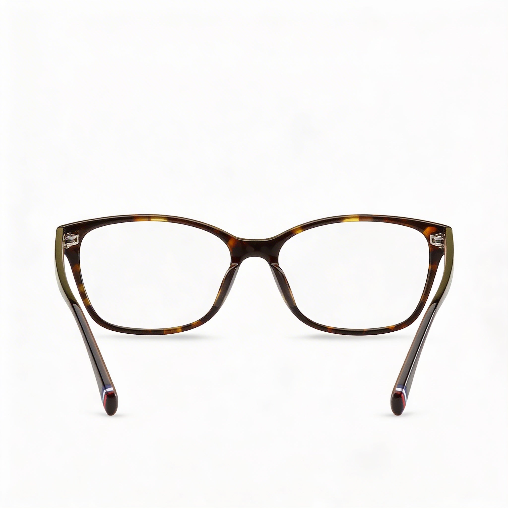 Tommy Hilfiger TH 2008 Women's Rectangular/Square Plastic Eyeglasses, Havana 52-16-140, Photo 3