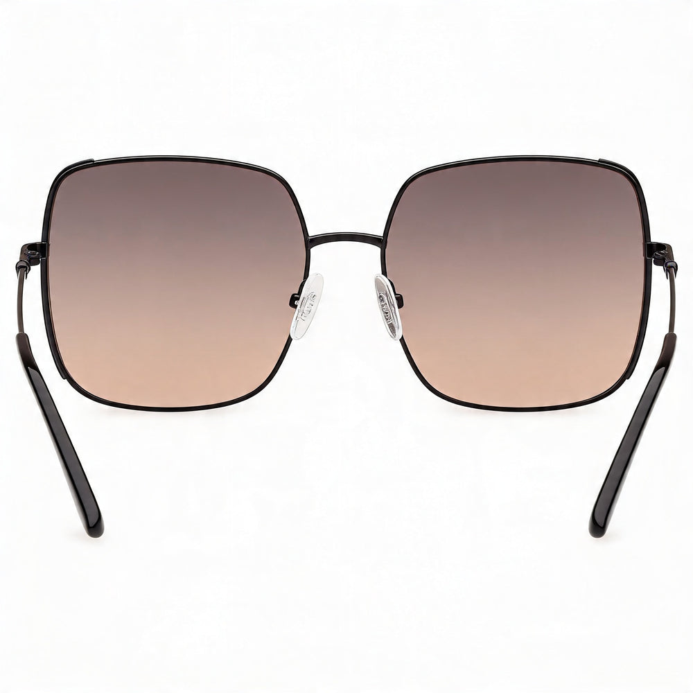 GUESS Women's Gu00194 Shiny Black Acetate Sunglasses 58mm