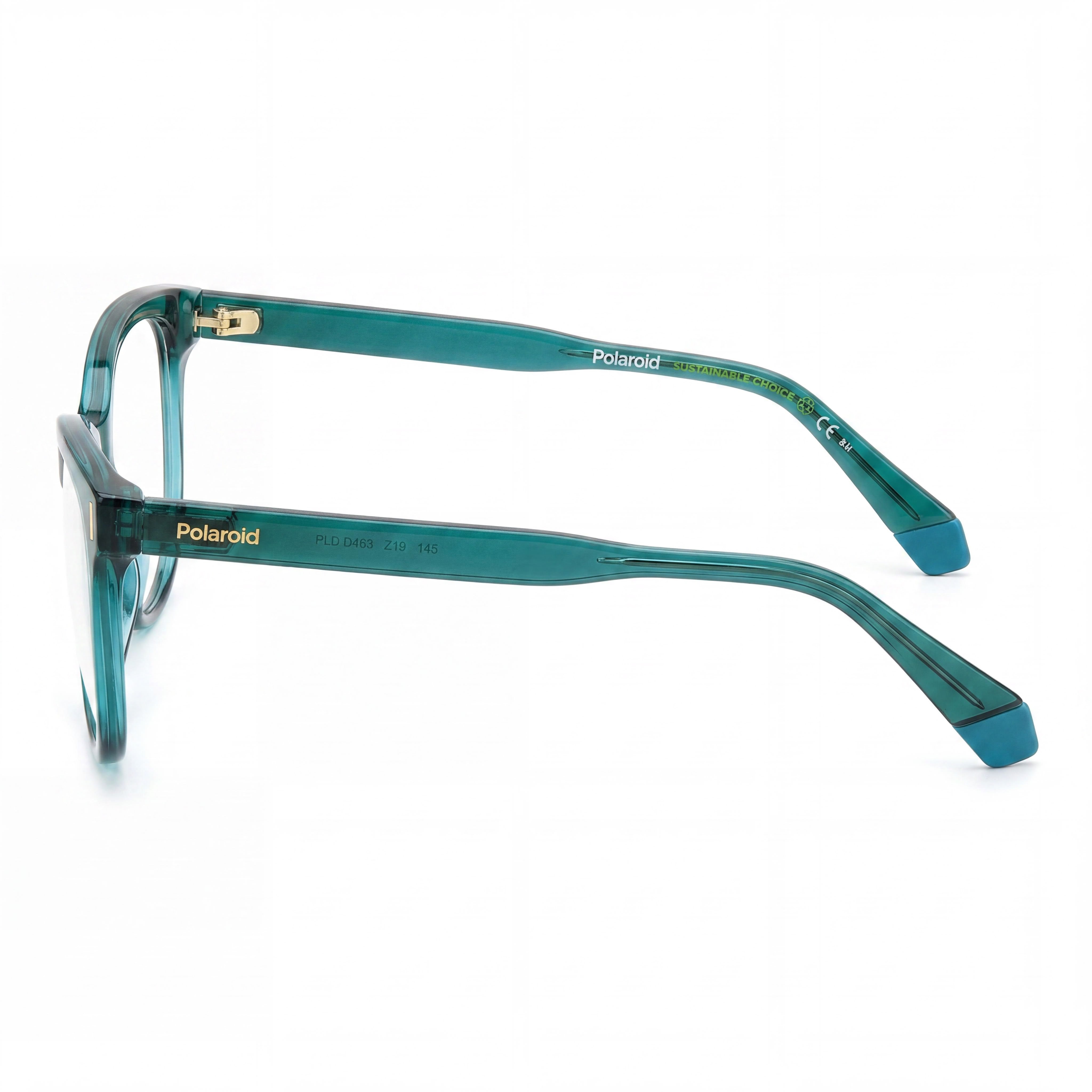 Polaroid Modern Women's Injected Teal Frame Non-Polarized Polycarbonate Teal Lens Sunglasses 56mm, Photo 2