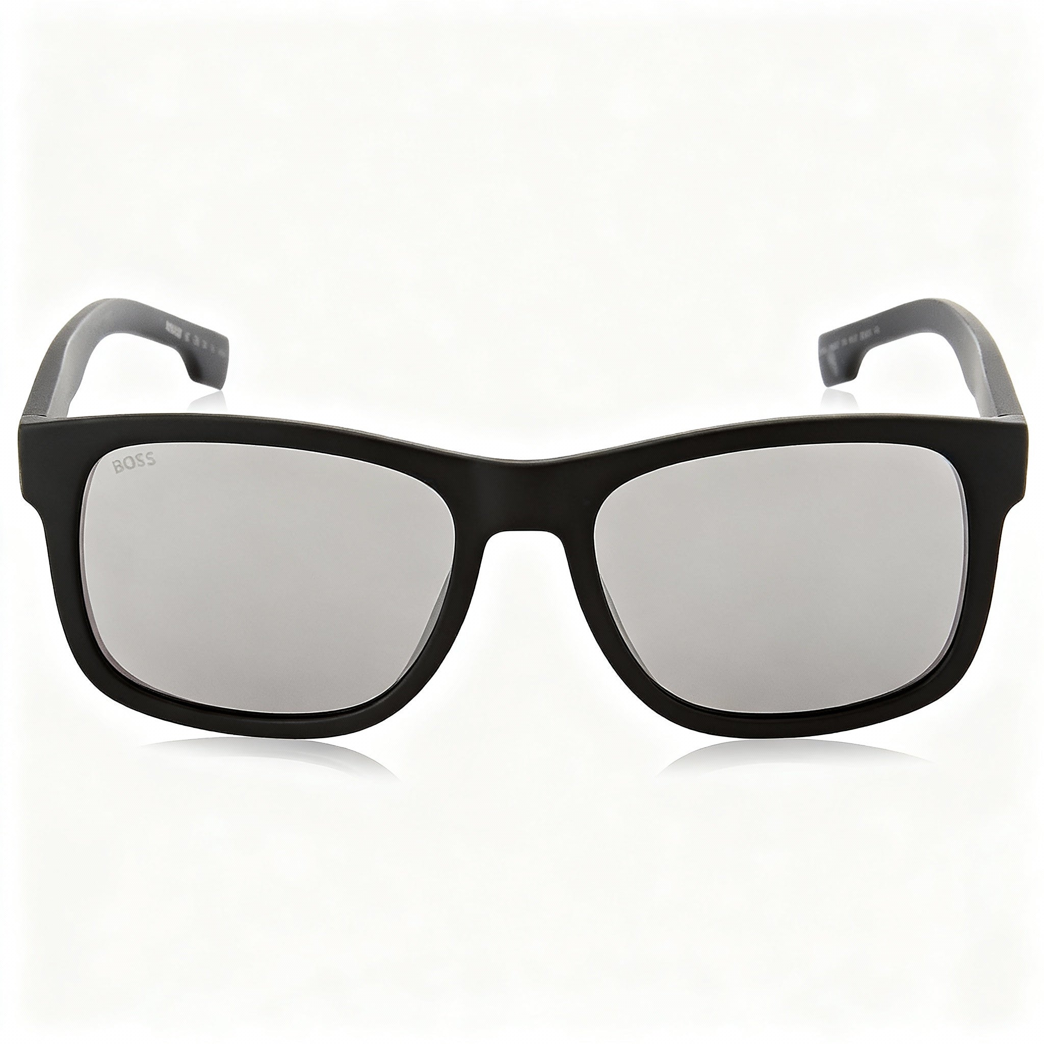 Hugo Boss B1568s Men's Matte Black Injected Propionate Frame Non-Polarized 100% UV Protection Sunglasses 55mm Lens, Photo 4