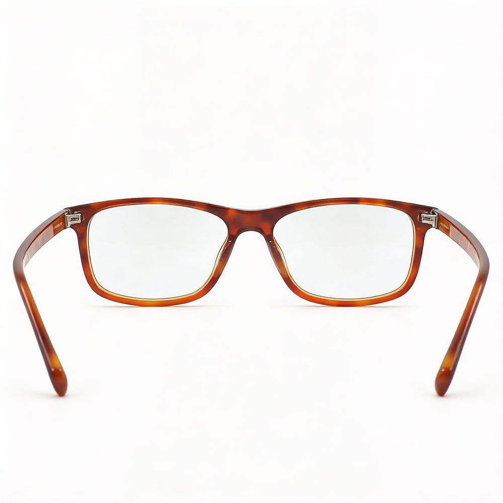Guess Gu50054 Men's Rectangular Blonde Havana Acetate Eyeglasses with Demo Clear Lenses, Prescription Ready 53-15-145mm