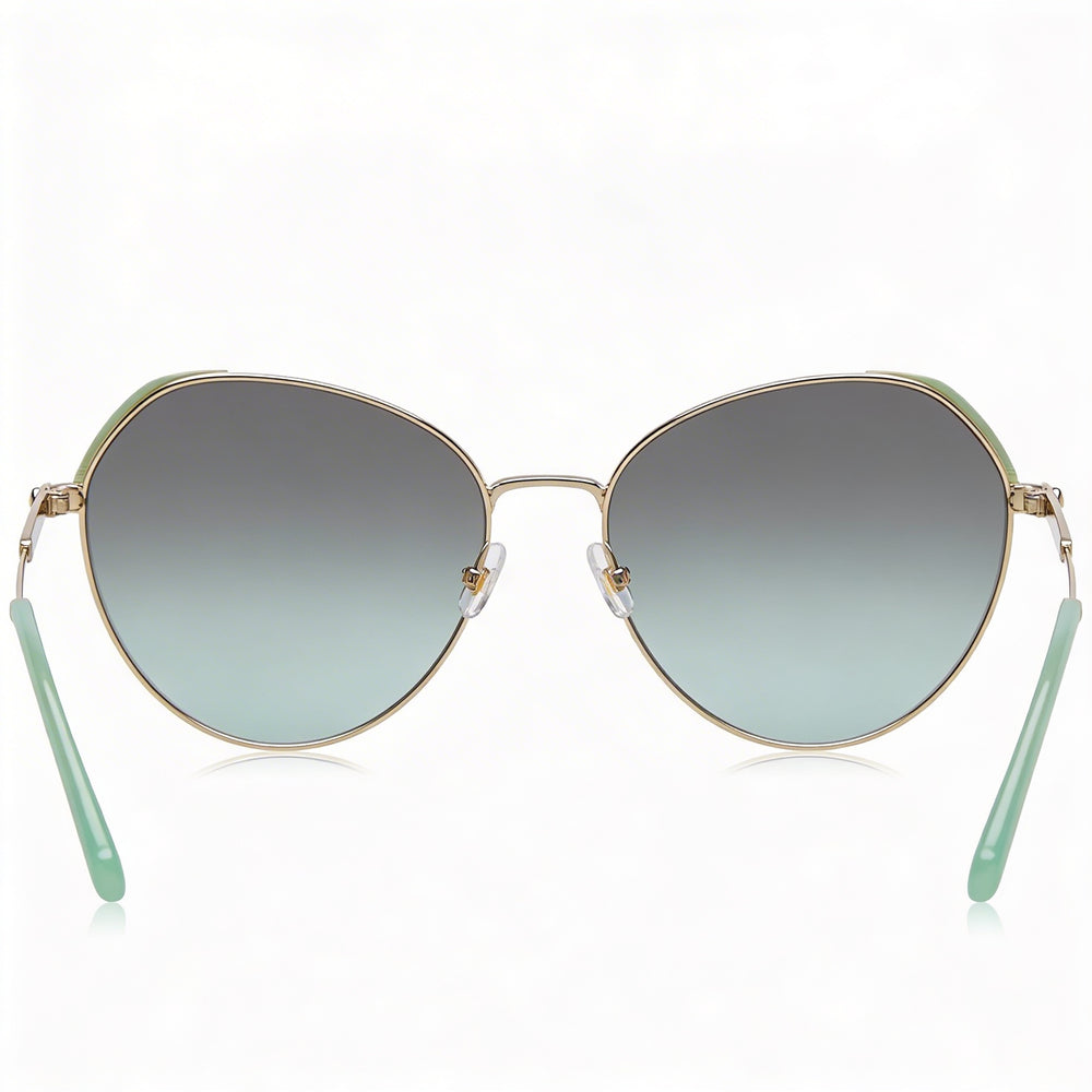 kate spade new york OCTAVIA/G/S Piloto Acero Inoxidable Mujer Montura Verde Gradiente Gris Lente Verde Gris UV 100% 59mm