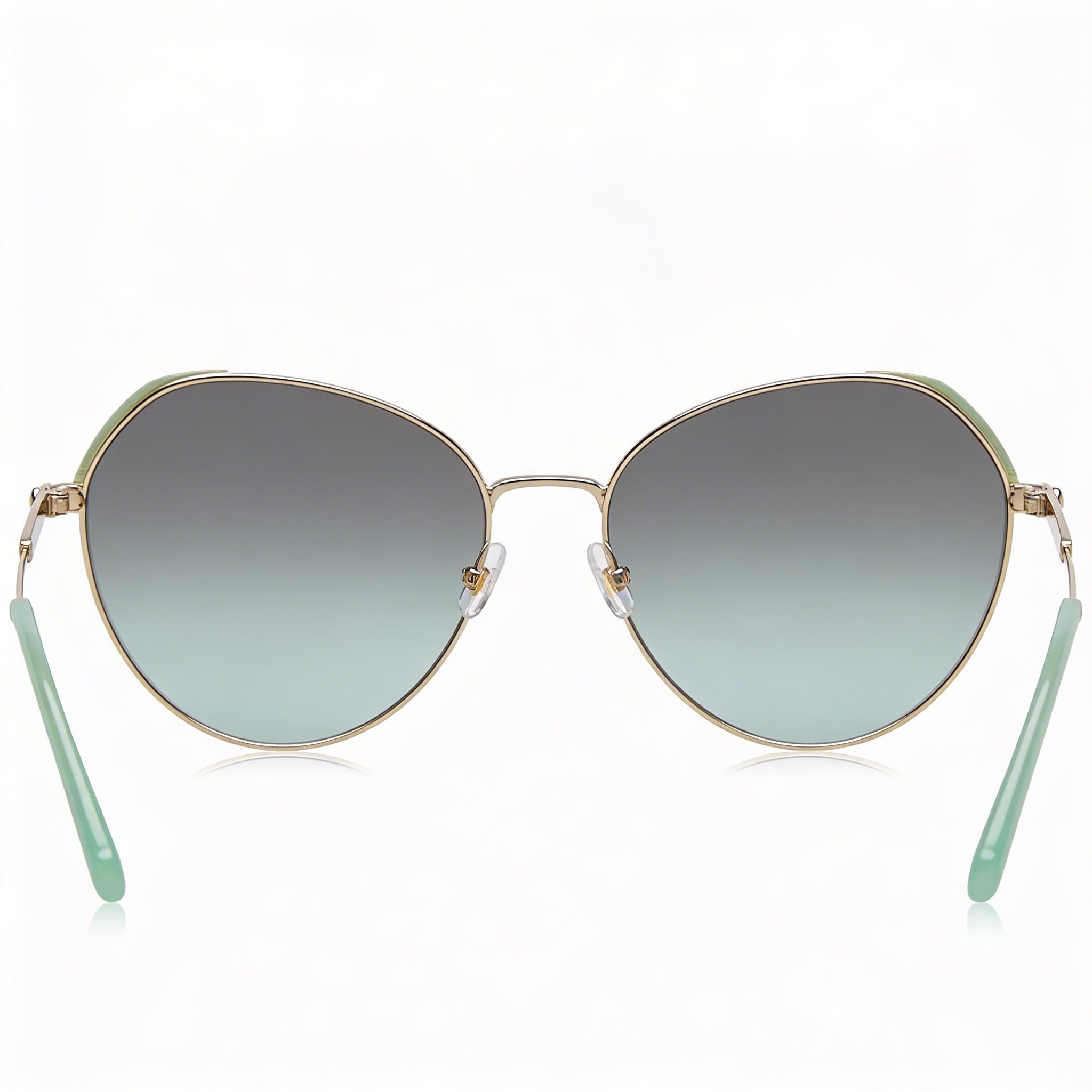 kate spade new york OCTAVIA/G/S Piloto Acero Inoxidable Mujer Montura Verde Gradiente Gris Lente Verde Gris UV 100% 59mm, Photo 3