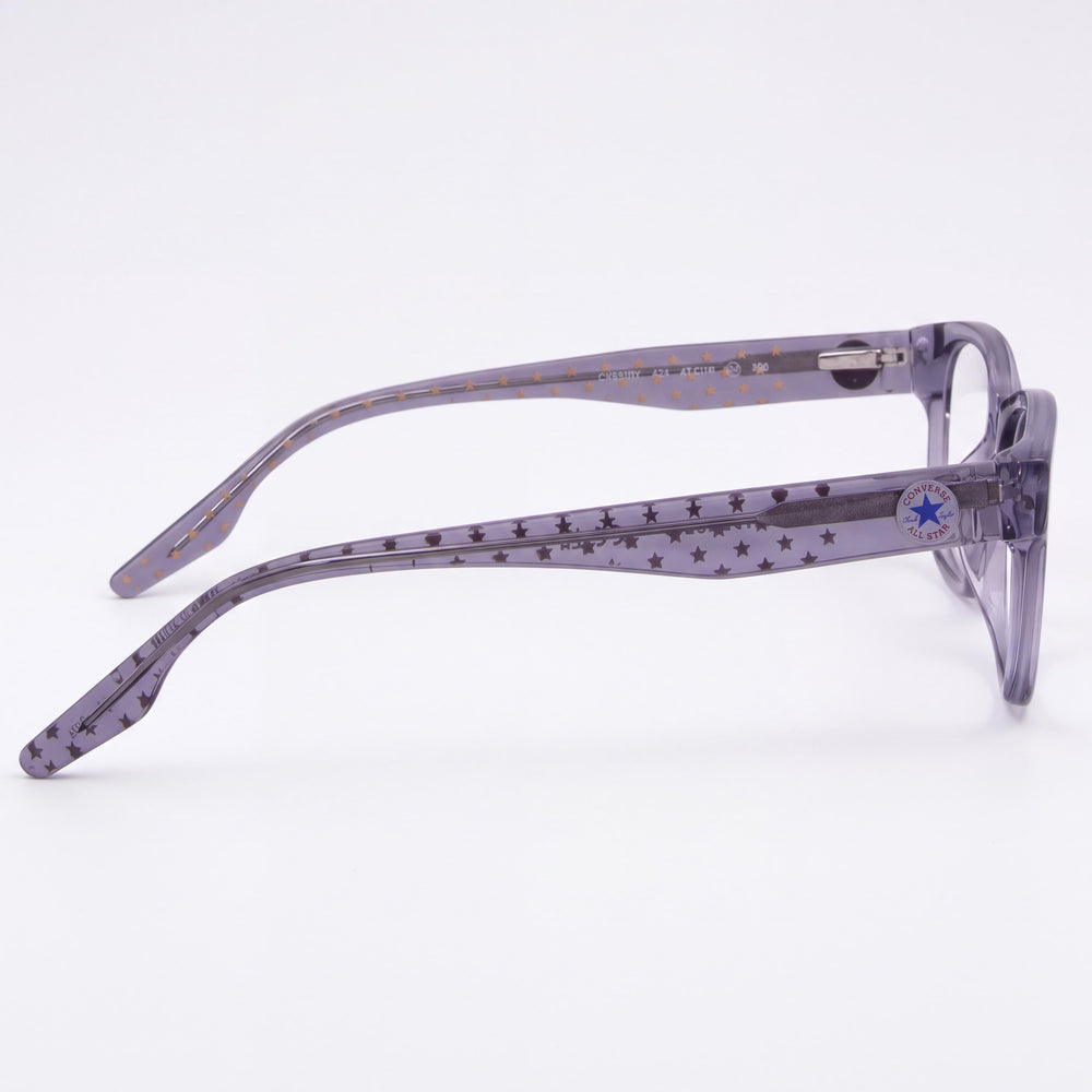 Converse Cv5110y Acetate Optical Eyewear Frames for Women, Crystal Thunder Daze, Size 47-16-135