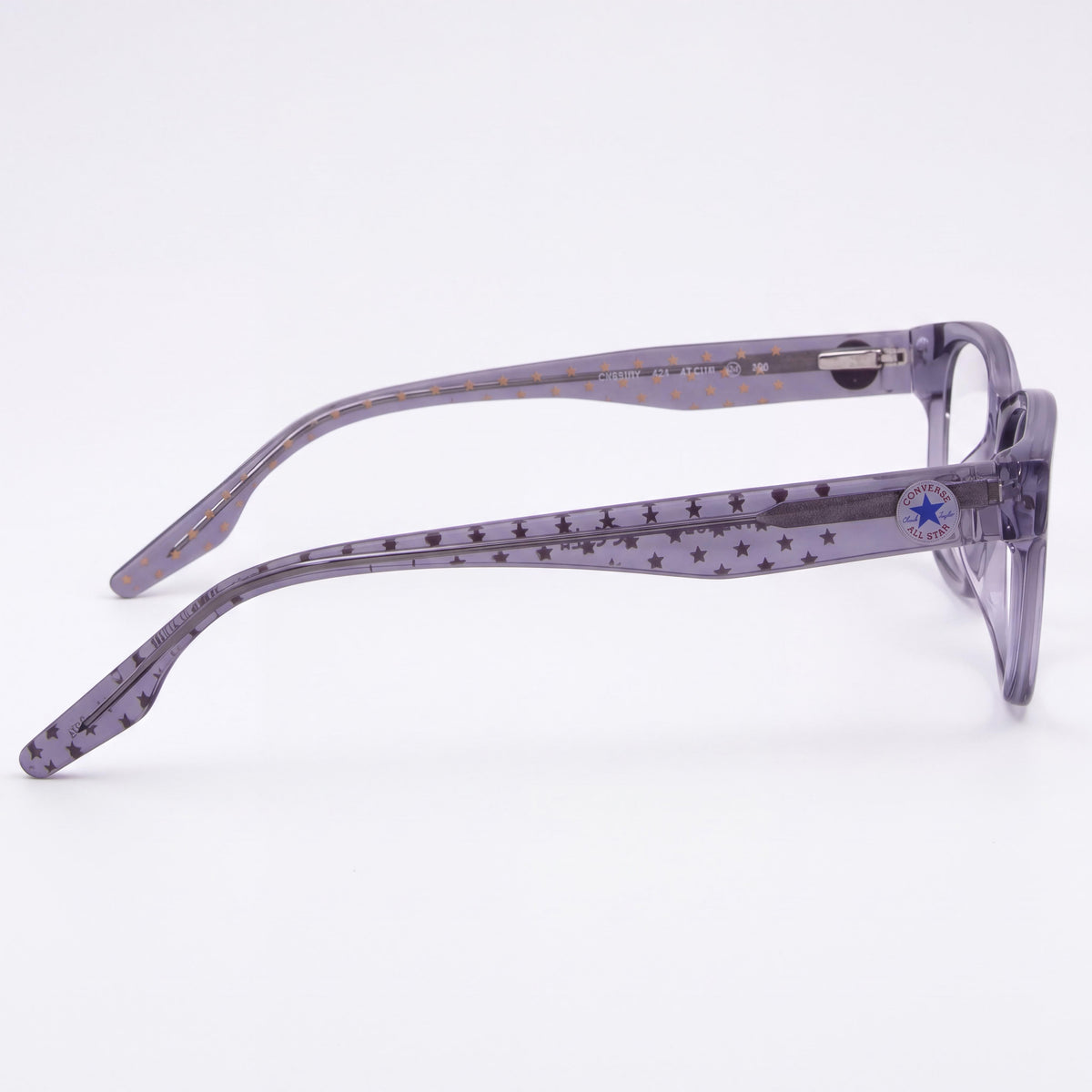 Converse Cv5110y Acetate Optical Eyewear Frames for Women, Crystal Thunder Daze, Size 47-16-135, Photo 2