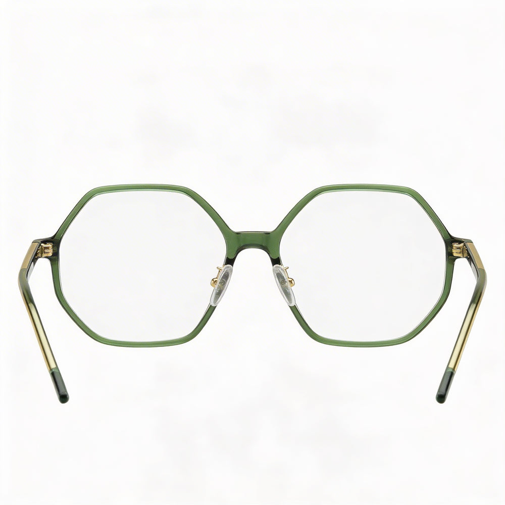 Hugo Boss Audio Systems Gafas de sol de mujer modernas, armazón de magnesio verde, lentes de policarbonato no polarizadas de 54 mm