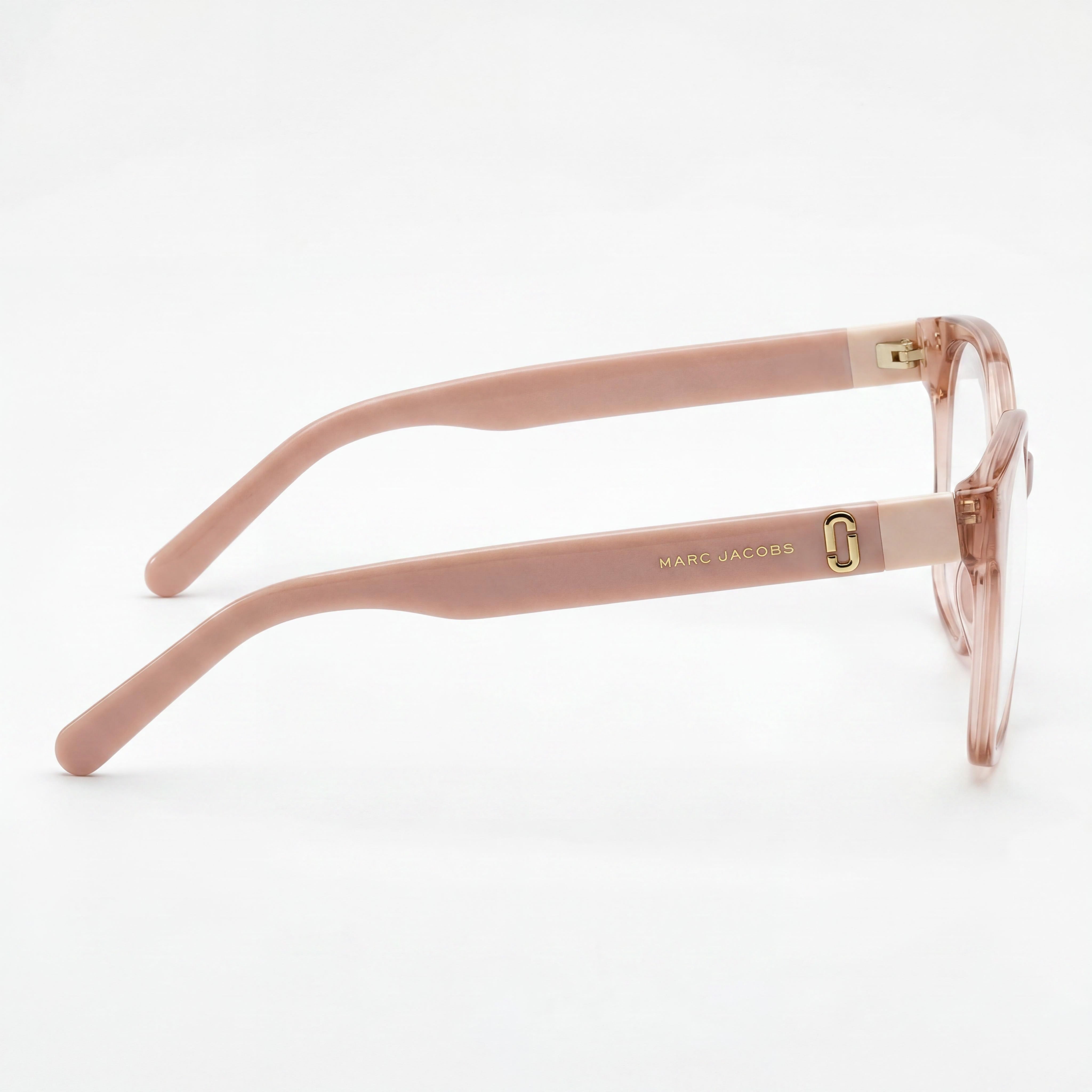 Marc Jacobs Casual Women's Peach Cellulose Propionate Frame Non- Polycarbonate Lens Eyeglasses 55mm, Photo 2