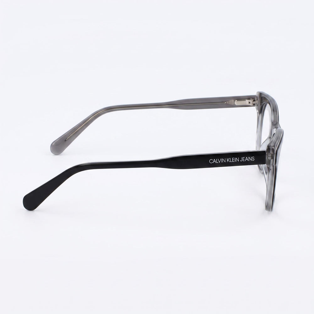 Calvin Klein Ckj19107 Women's Black Crystal Smoke Acetate Frame Polycarbonate Lenses Eyewear 52mm