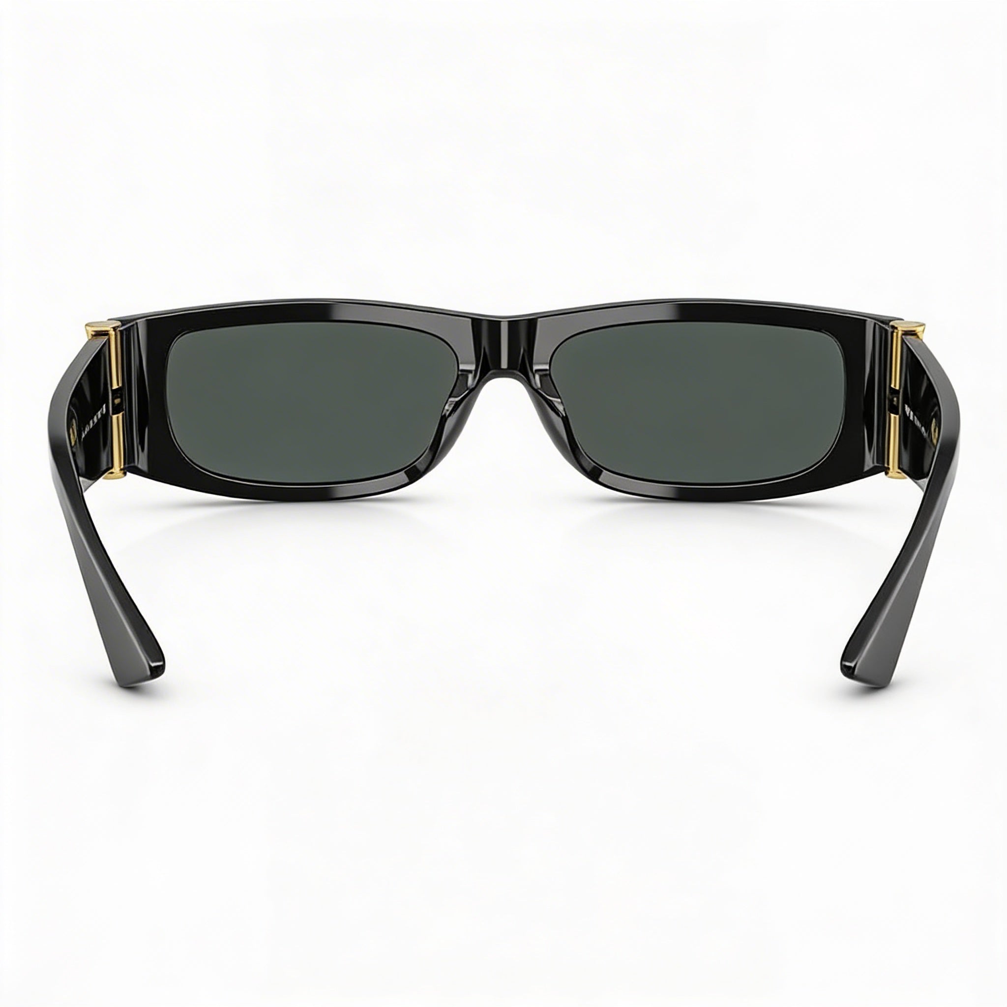 Gafas de sol unisex Versace Ve 4476 U con montura de acetato gris oscuro y lentes de policarbonato gris oscuro, talla 55, Photo 4