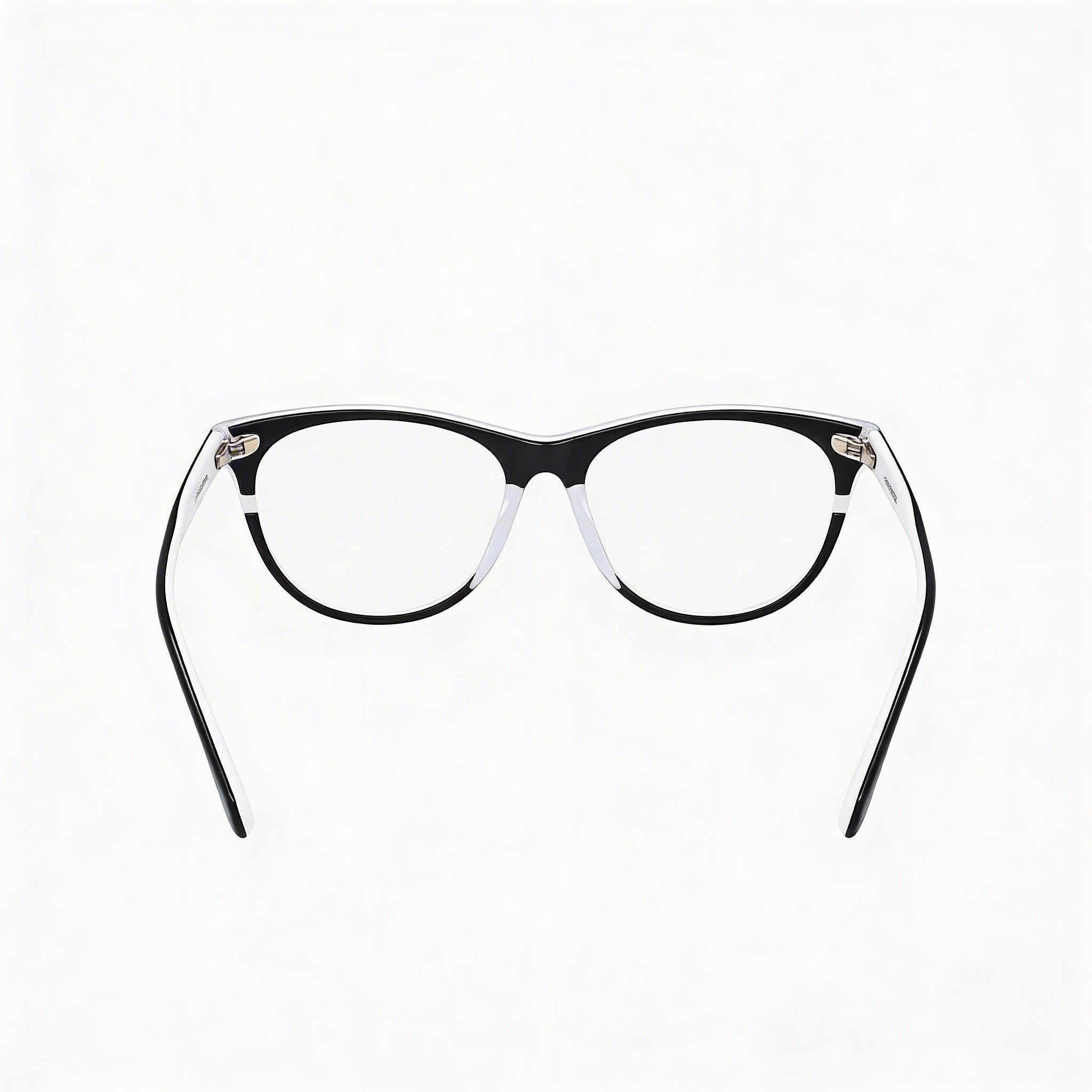 Calvin Klein Ckj20641 Gafas de hombre con montura de metal blanco y negro con lentes de 53 mm, Photo 3