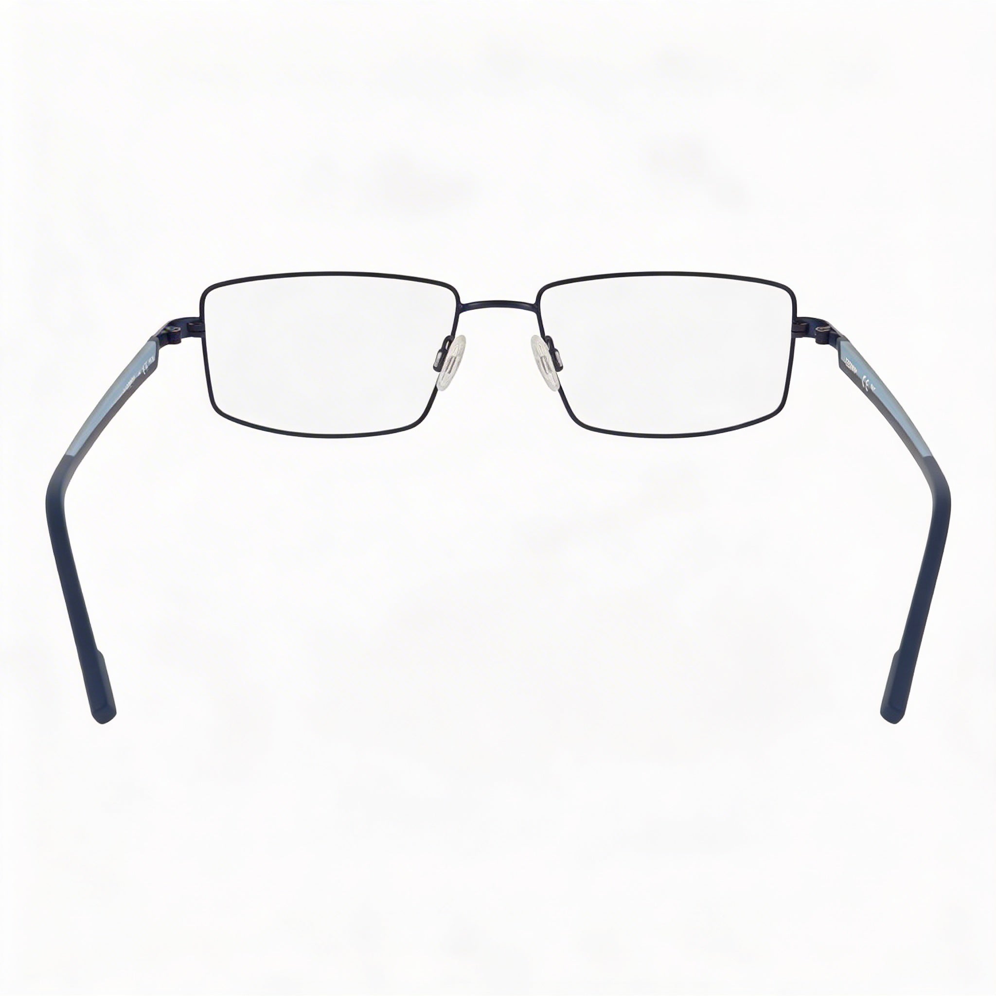 Flexon H6085 Men's Matte Navy Plastic Frame Eyeglasses with 55mm Lens, 17mm Bridge, 145mm Temple, Photo 4