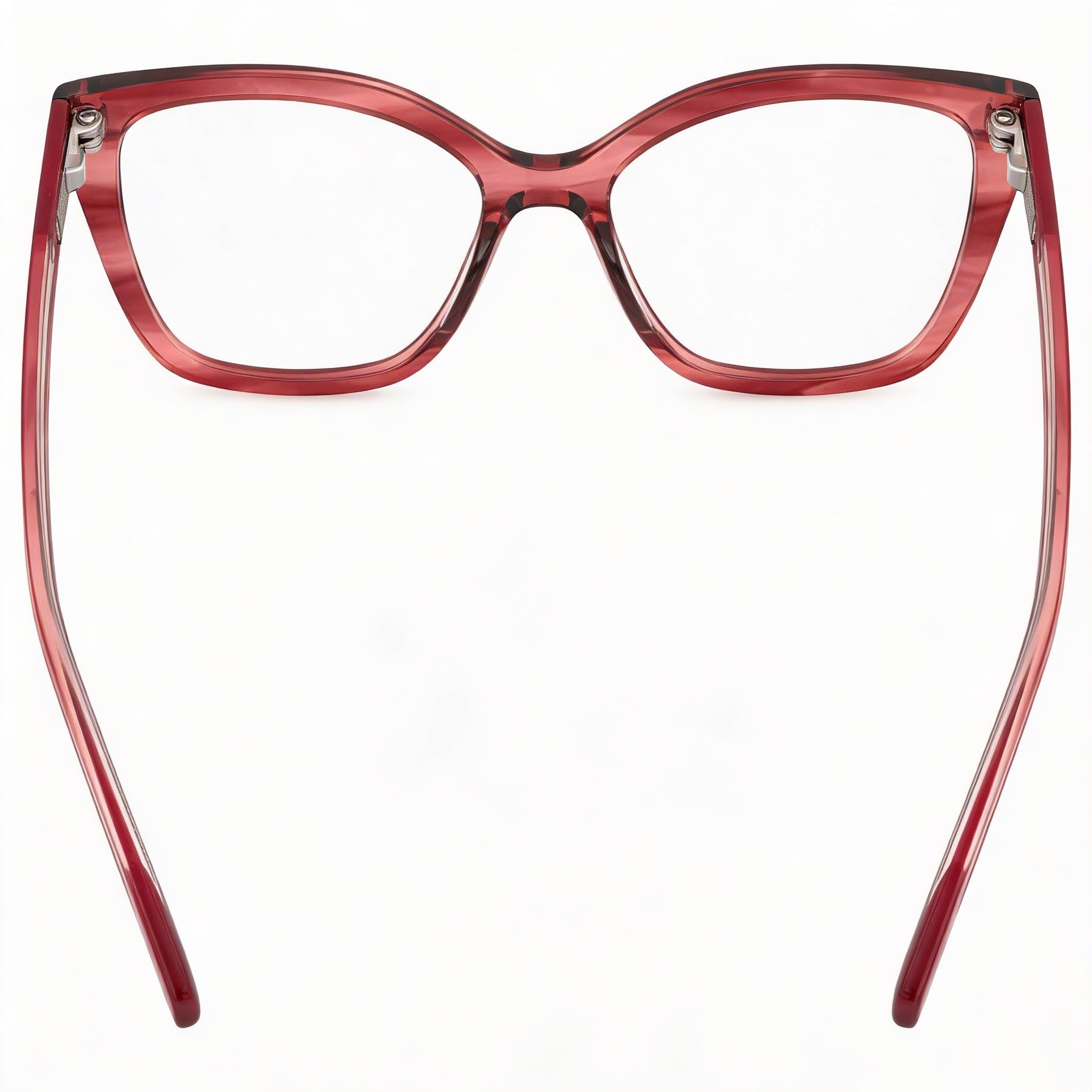 Montura de gafas de acetato rojo de cuerno Missoni casual para mujer con ancho de lente de 51 mm, puente de 17 mm, patilla de 145 mm, Photo 4