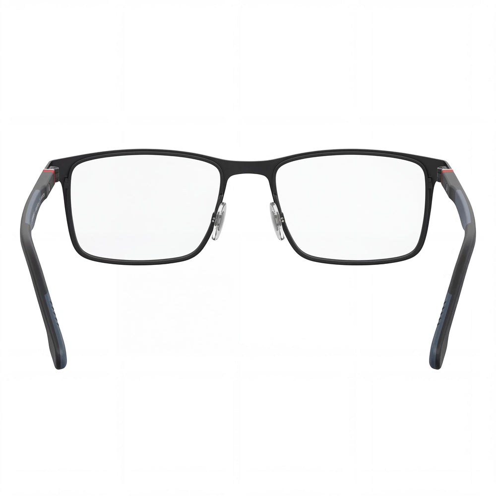 Carrera 8827/V Gafas Rectangulares Unisex de Acero Aleado Negro Mate 55mm
