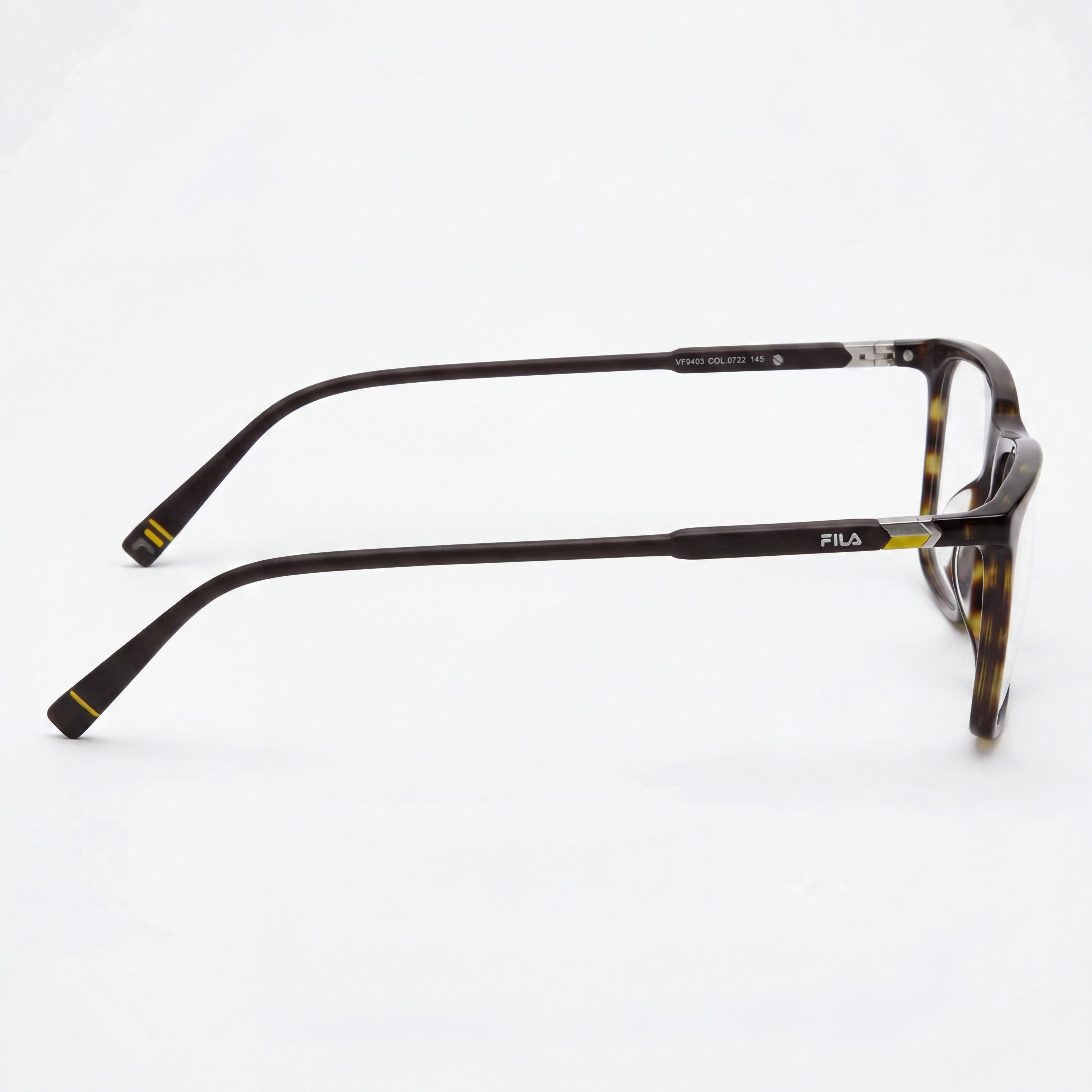 FILA Unisex FULL-FRAME Dark Havana Acetate + Metal Frame Havana Polycarbonate Lens Sunglasses 53mm, Photo 2