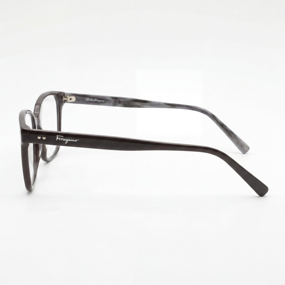 Salvatore Ferragamo Modern SF2928 Unisex Rectangular Full-Rim Acetate Black Frame Demo Eyeglasses 52mm