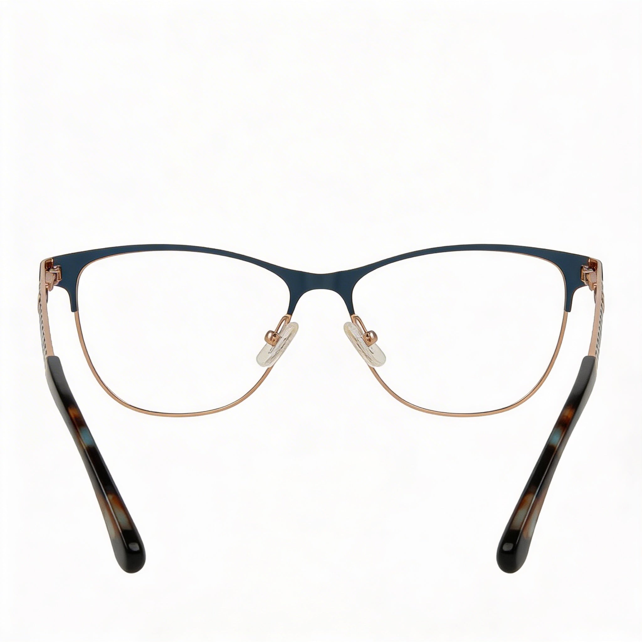 Guess Gu2883 Women's Eyewear with Matte Blue Plastic Frame, Clear Polycarbonate Lenses 49-14-140mm, Photo 4