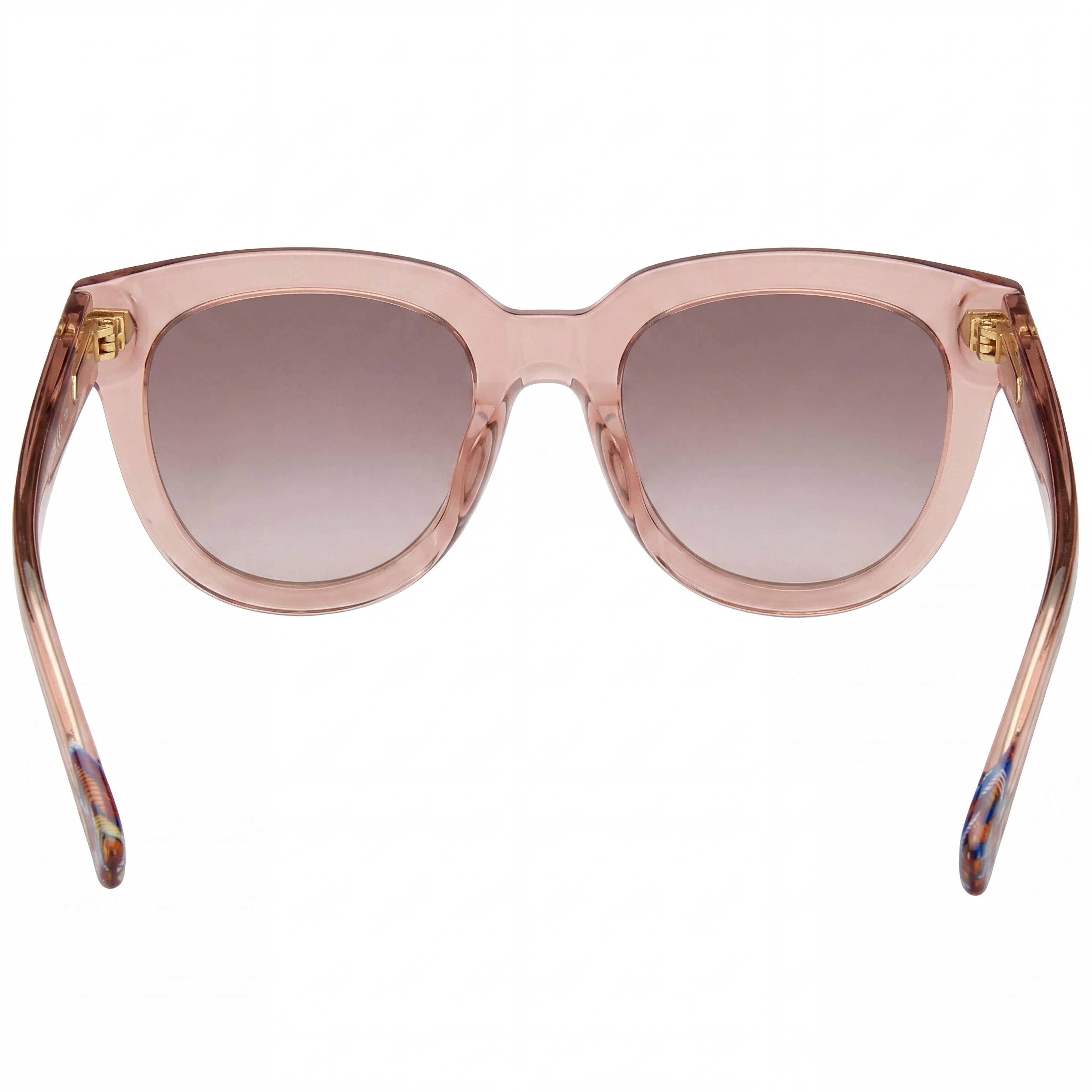 M Missoni Modern Women's Nude Acetate Frame Polycarbonate Lens UV Protection Sunglasses with 51mm Lens Width, Photo 4