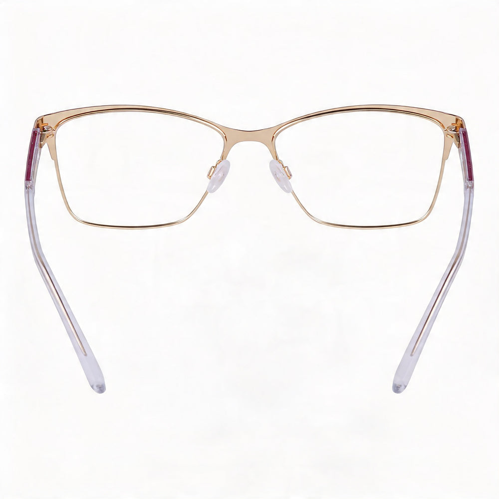 DKNY DK3008 Classic Women's Plum Gold Acetate Frame Polycarbonate Lens Sunglasses 53mm