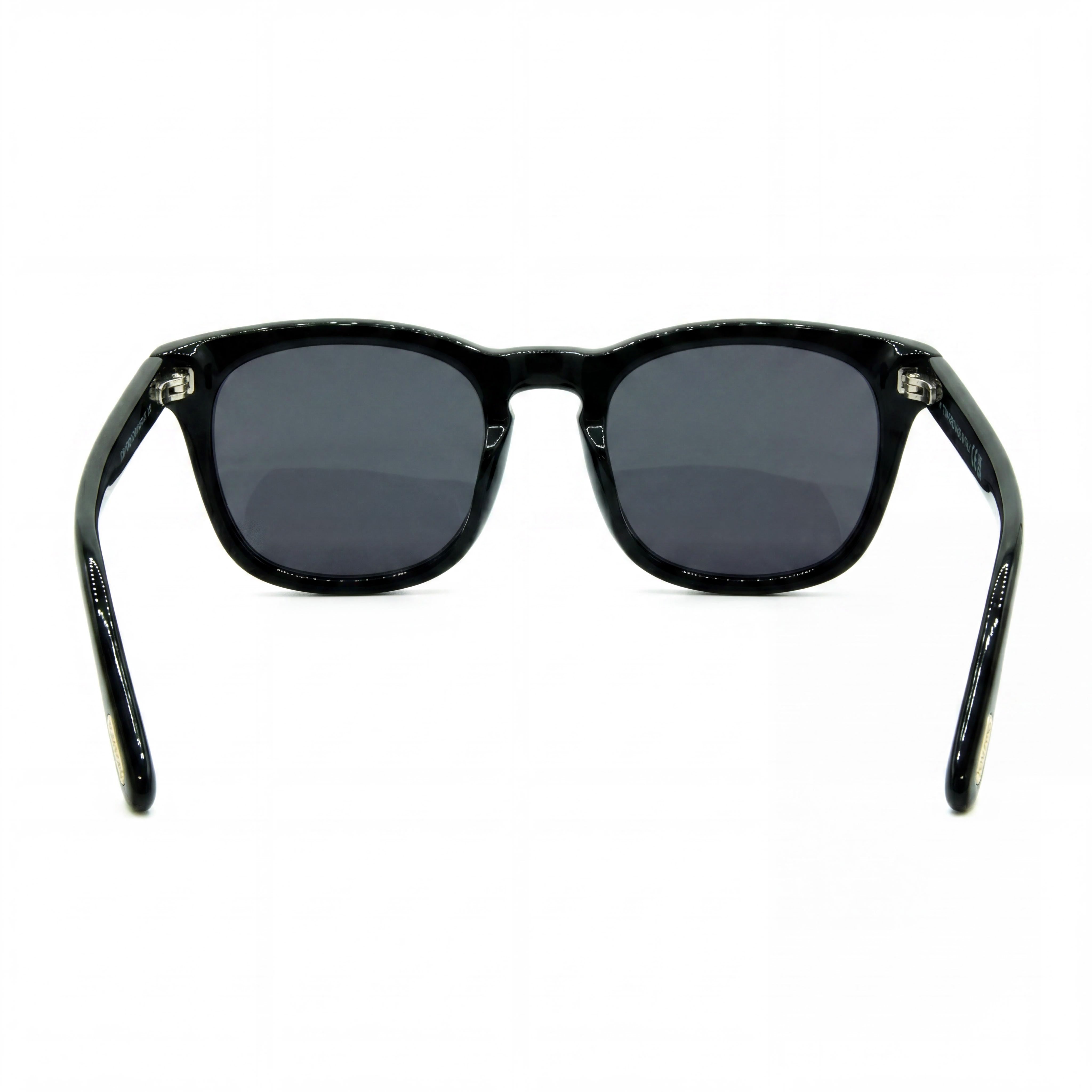 Tom Ford Casual Unisex Black Plastic Frame Sunglasses, Black Non-Polarized UV Protection Lenses, 52-18-145mm, Photo 3