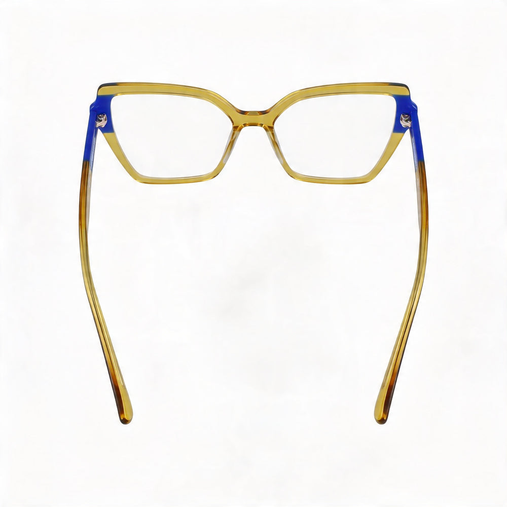 Gafas de sol de acetato KARL LAGERFELD para mujer con montura moderna de acabado caramelo azul y lentes de policarbonato de 53 mm