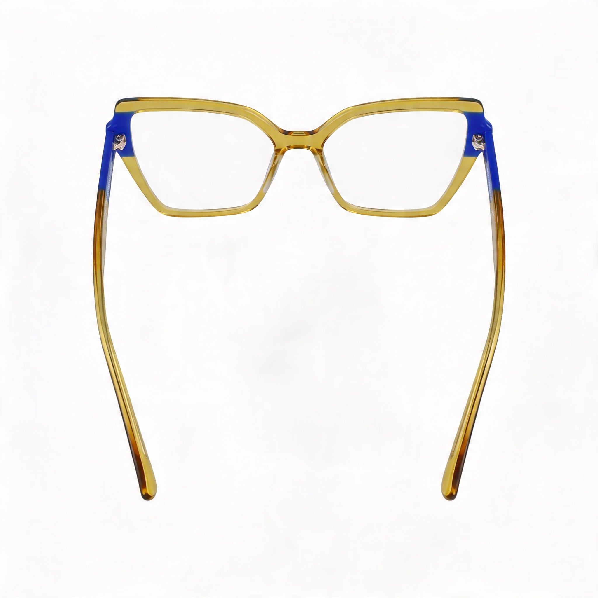 KARL LAGERFELD Modern Women's Acetate Frame with Caramel Blue Finish Polycarbonate Lens Sunglasses 53mm, Photo 3