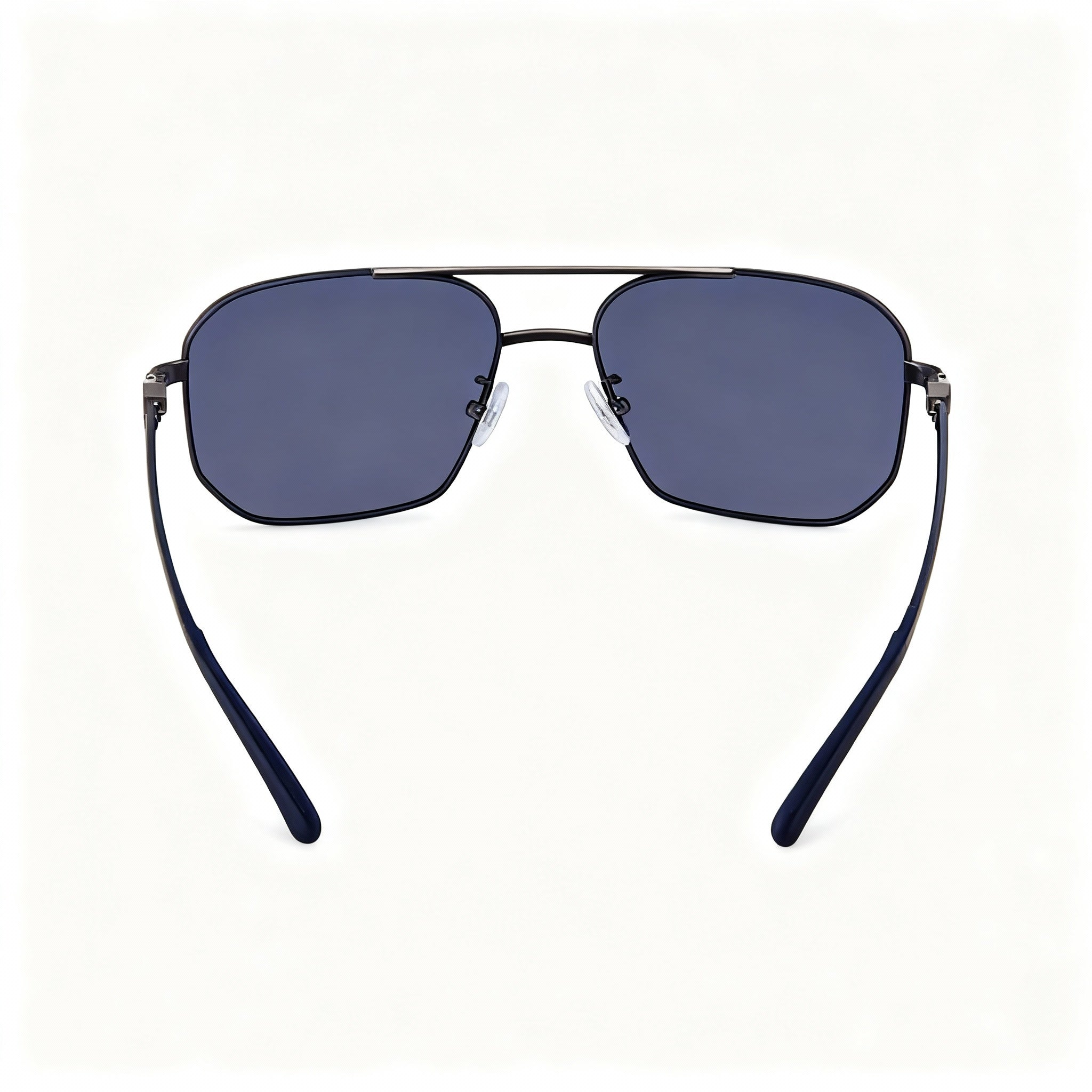 Fila Sfi300 Men's Metal Non-Polarized Sunglasses, Gunmetal Blue Frame, Blue Gradient Lens 58mm