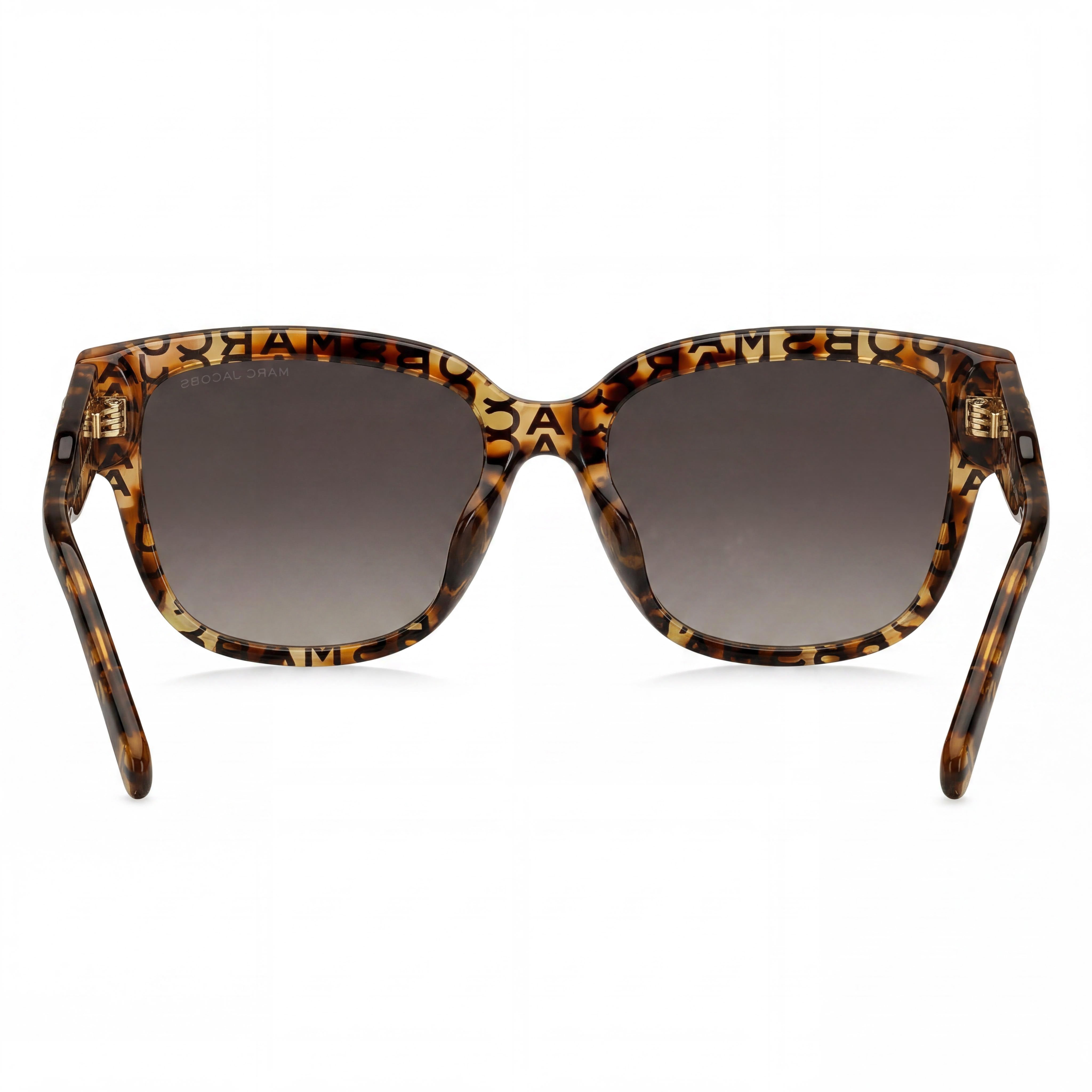 Marc Jacobs MARC 734/F/S Gafas de sol casuales de acetato para mujer, montura Habana con diseño, lentes marrones degradadas 54mm, Photo 4