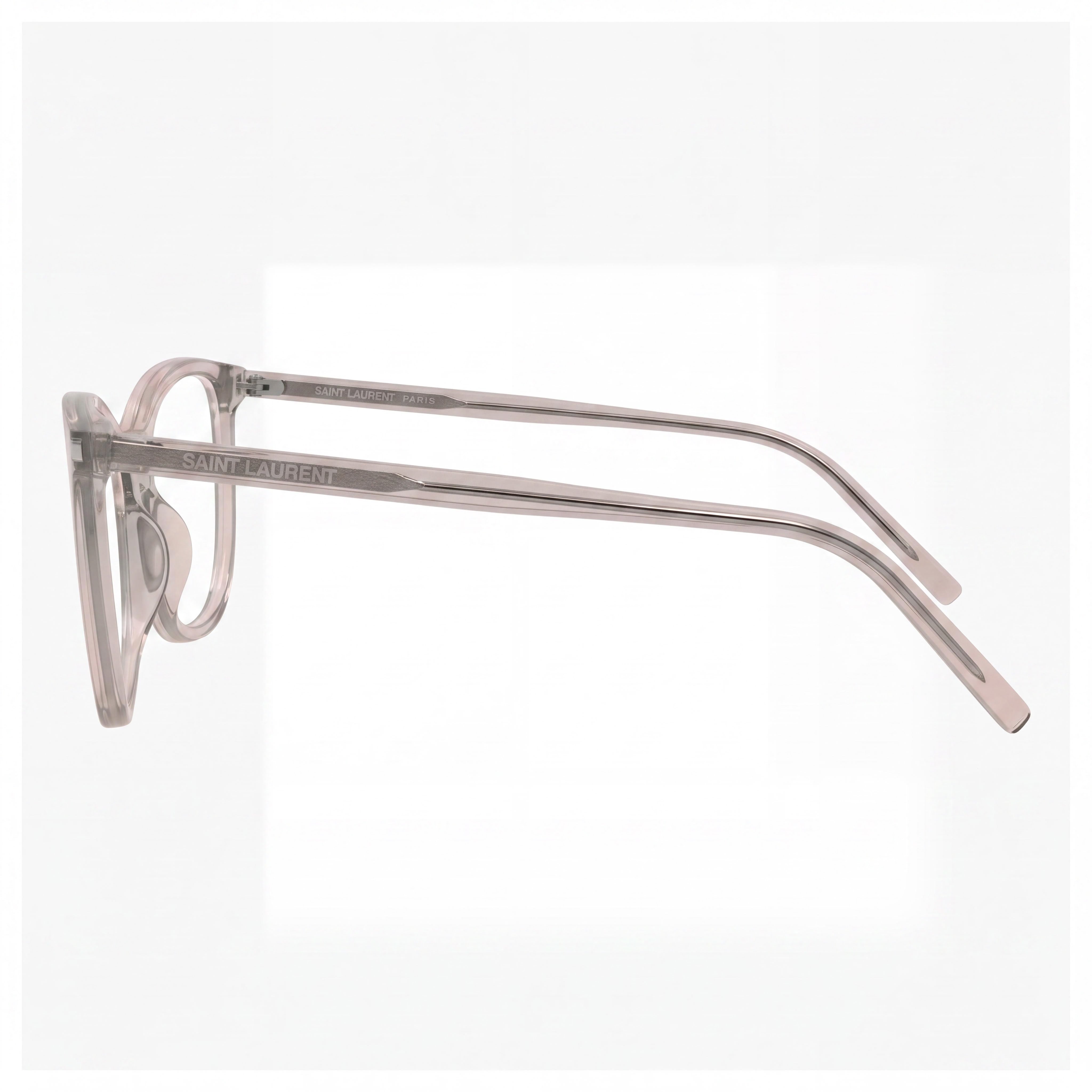 Gafas Yves Saint Laurent Sl 478 Jerry-004 para mujer, de plástico transparente color nude, de 53 mm, Photo 3