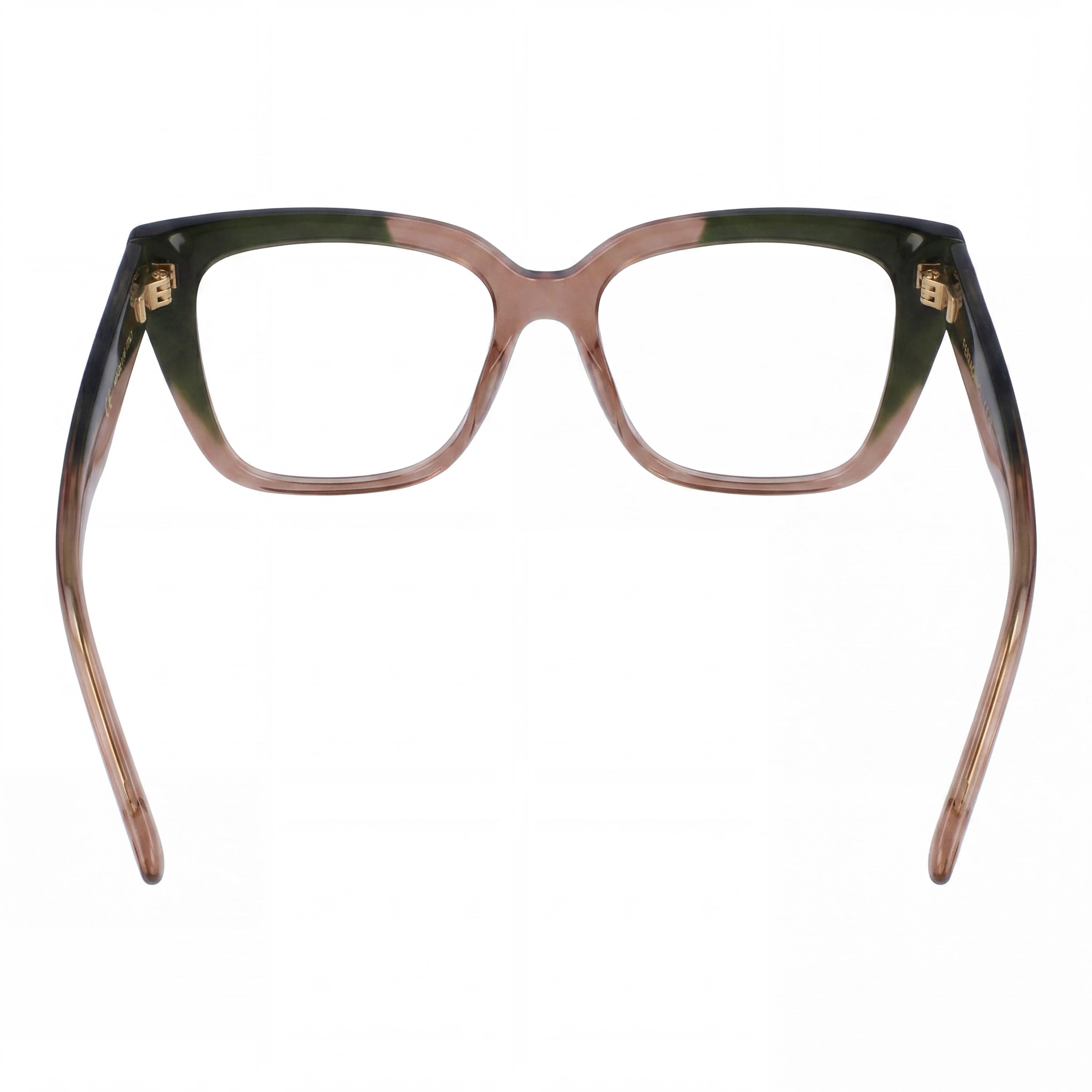 Salvatore Ferragamo Sf2939n Women's Acetate Transparent Khaki/Light Brown Eyeglasses 54mm, Photo 3