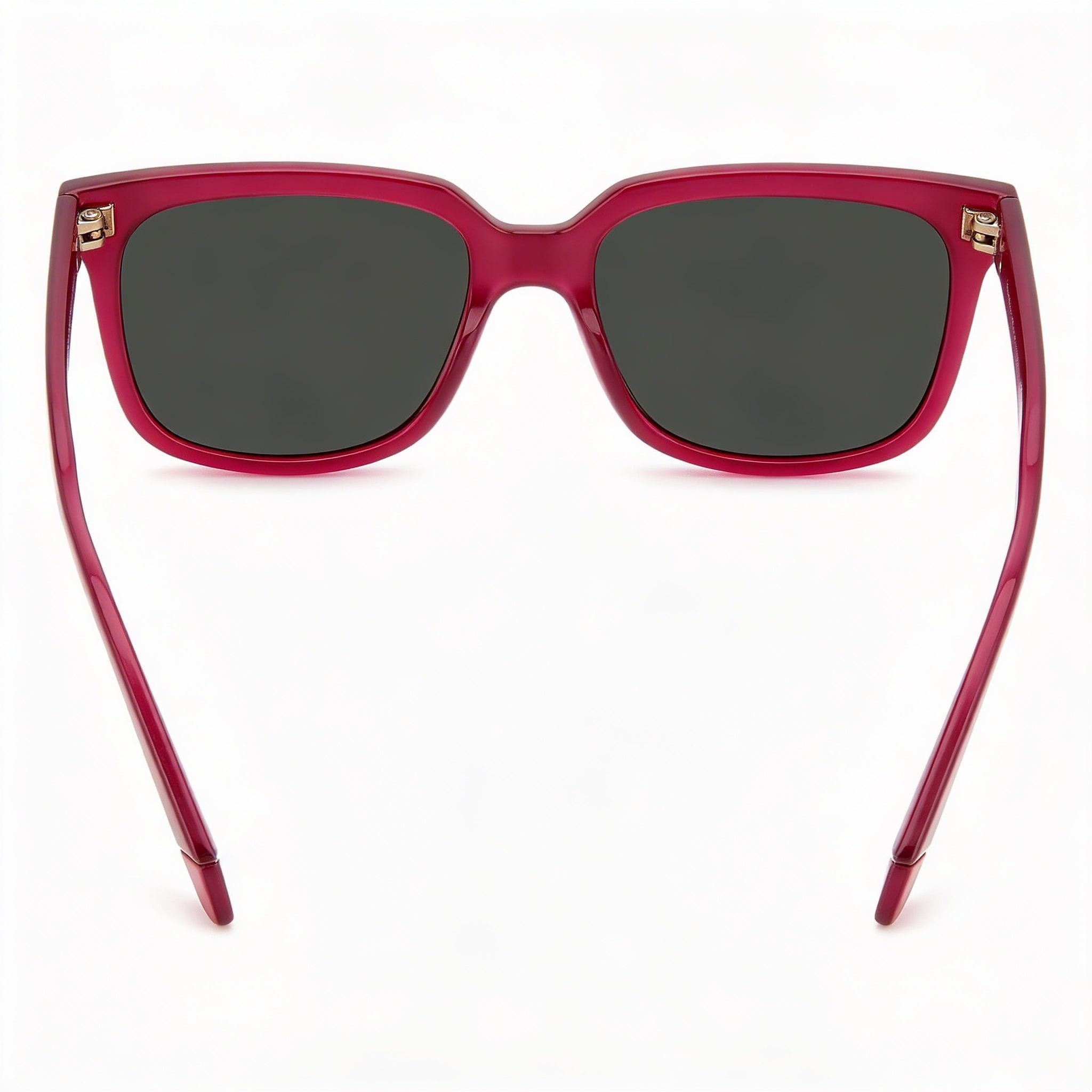 Polaroid Modern Men’s Fuchsia Polycarbonate Frame Grey Polarized UV 400 Protection Sunglasses 54mm, Photo 4