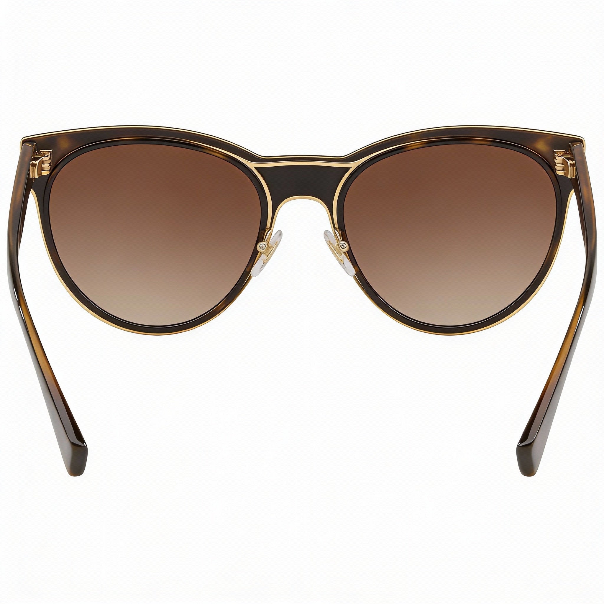 Versace Medusa Charm Unisex Havana Brown Shaded Plastic Brown Gradient Non-Polarized UV400 Sunglasses 54mm, Photo 4