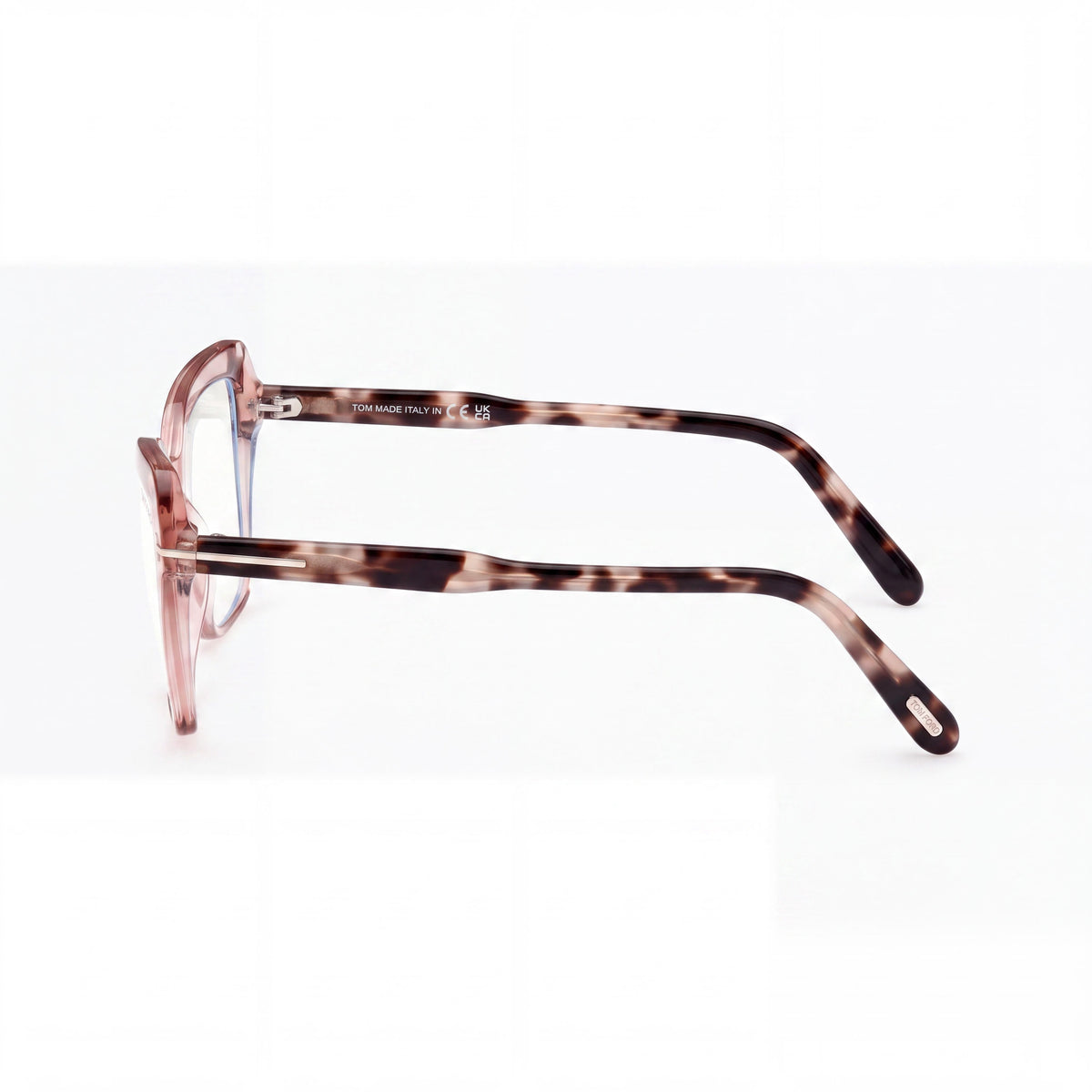 Tom Ford Unisex Rosa Negro Marco 55mm Defensa Luz Azul Listo para Prescripción, Photo 2