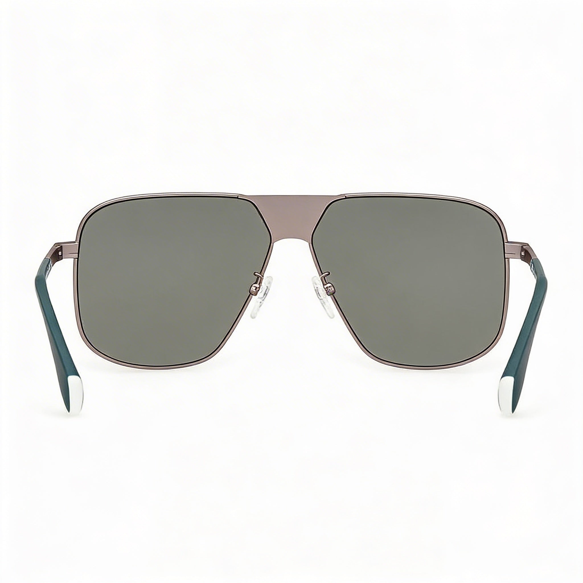 adidas Modern Unisex Matte Gunmetal Plastic Frame Green Acetate Lenses UV Protection Sunglasses 60mm, Photo 2