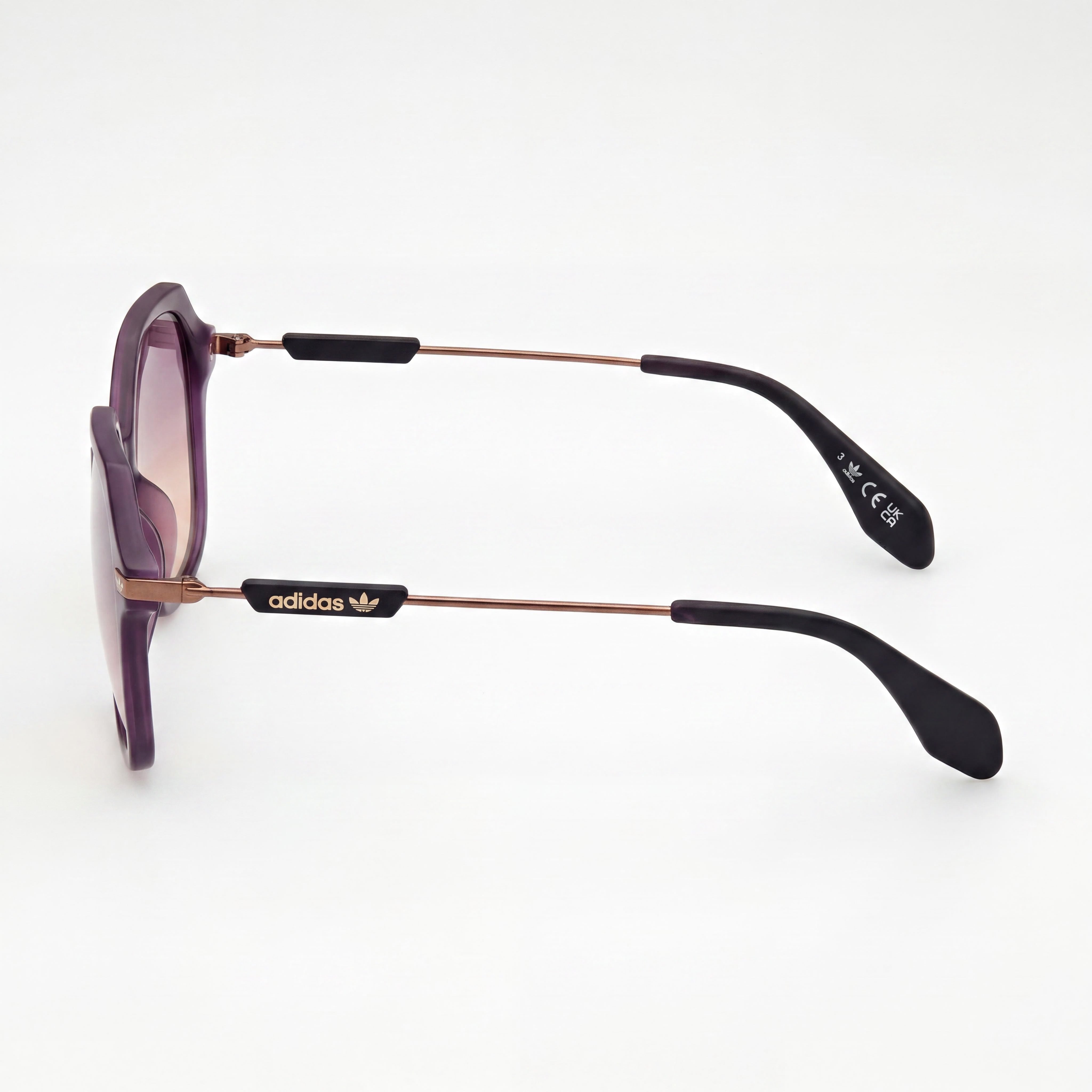 adidas Originals Casual - Gafas de sol para hombre, color violeta mate inyectado, talla 55-16-140, Photo 3