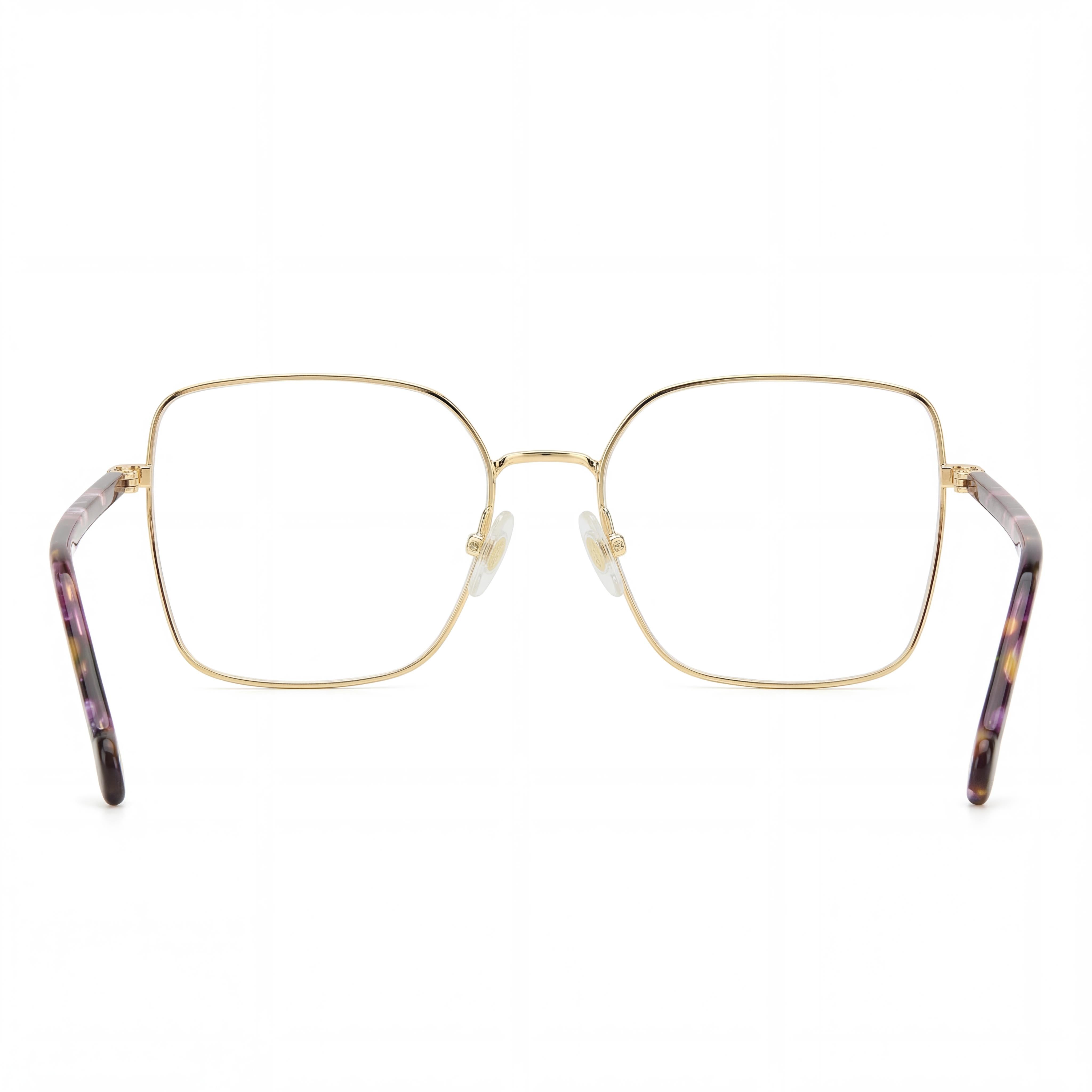 Carolina Herrera Classic Women's Metal Frame Violet Gold Polycarbonate Non-Polarized Sunglasses 53mm Lens Width, Photo 3