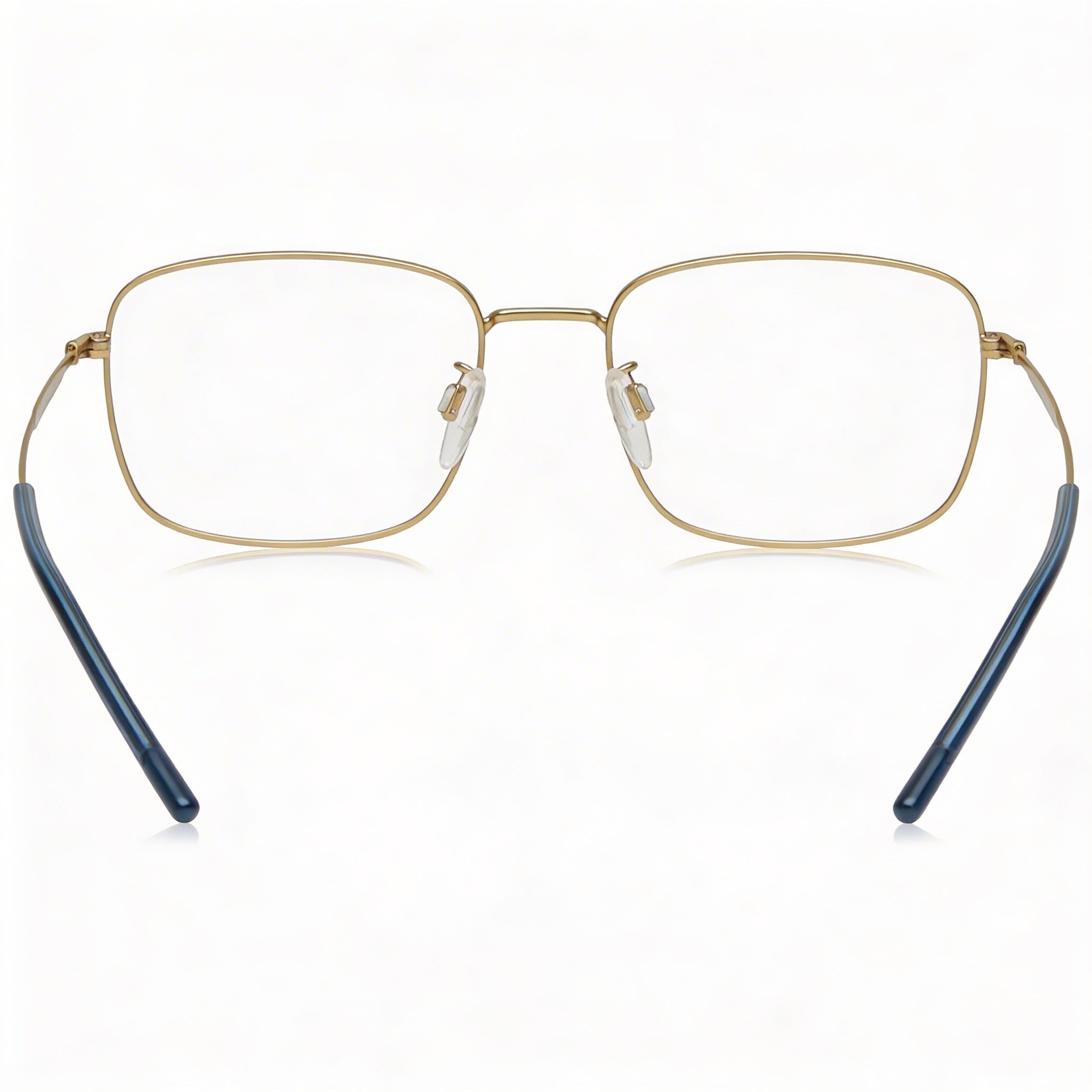Tommy Hilfiger Casual Men's Matte Gold Alloy Steel Frame with Polycarbonate Lenses Eyewear 55-19-145, Photo 3