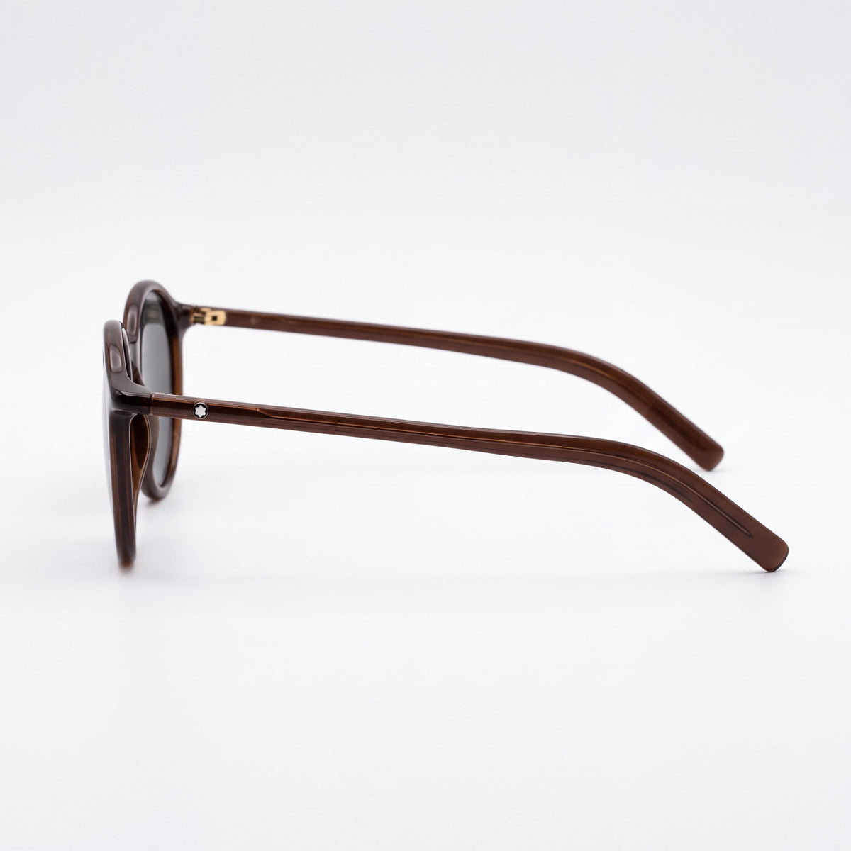 MONTBLANC Mb0324s Men's Casual Injection Frame Brown Grey Non-Polarized Sunglasses 50-18-140mm, Photo 3