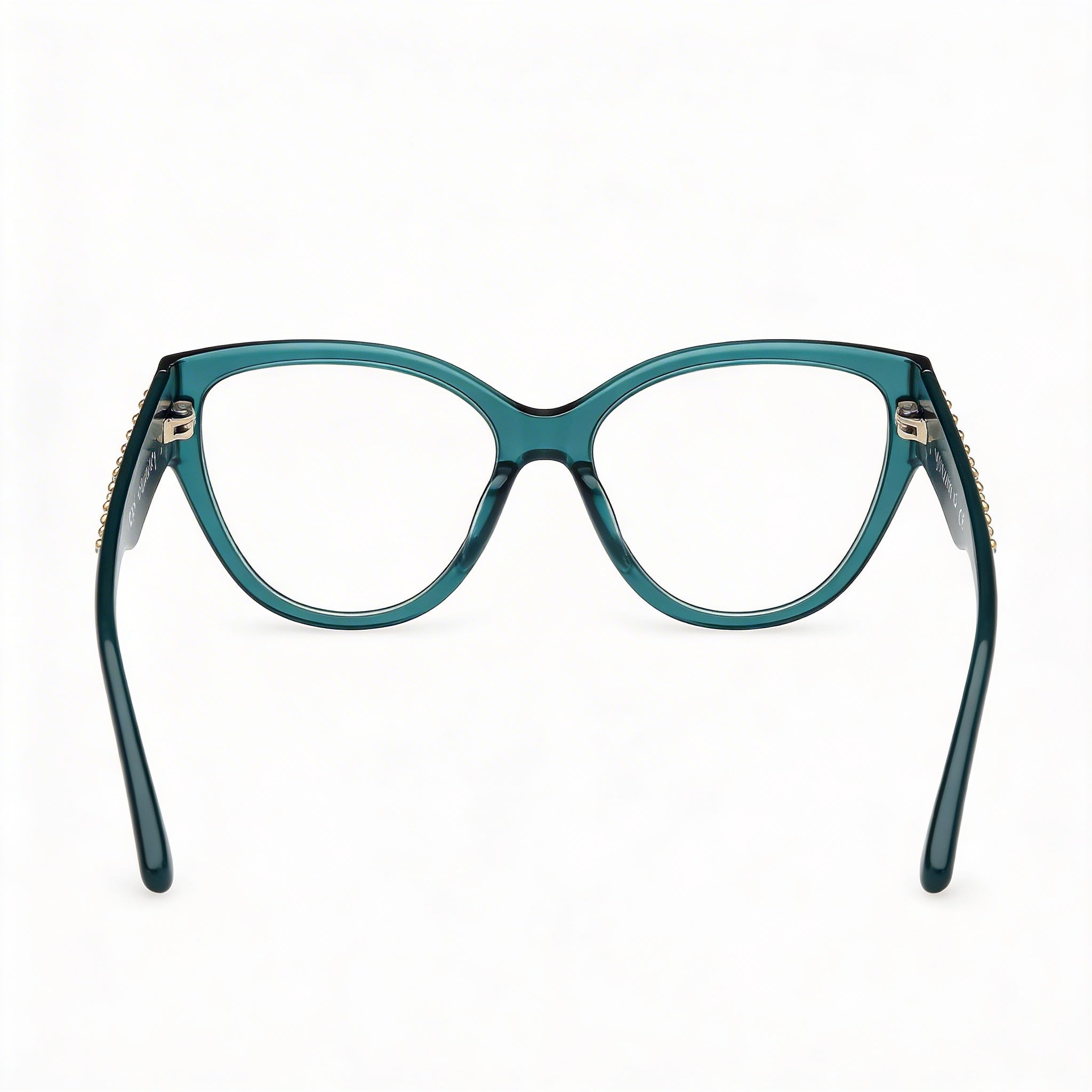 Gafas de plástico verde oscuro GUESS by Marciano Gm50018 para mujer, ancho de lente 54 mm, puente 17 mm, patilla 140 mm, Photo 3