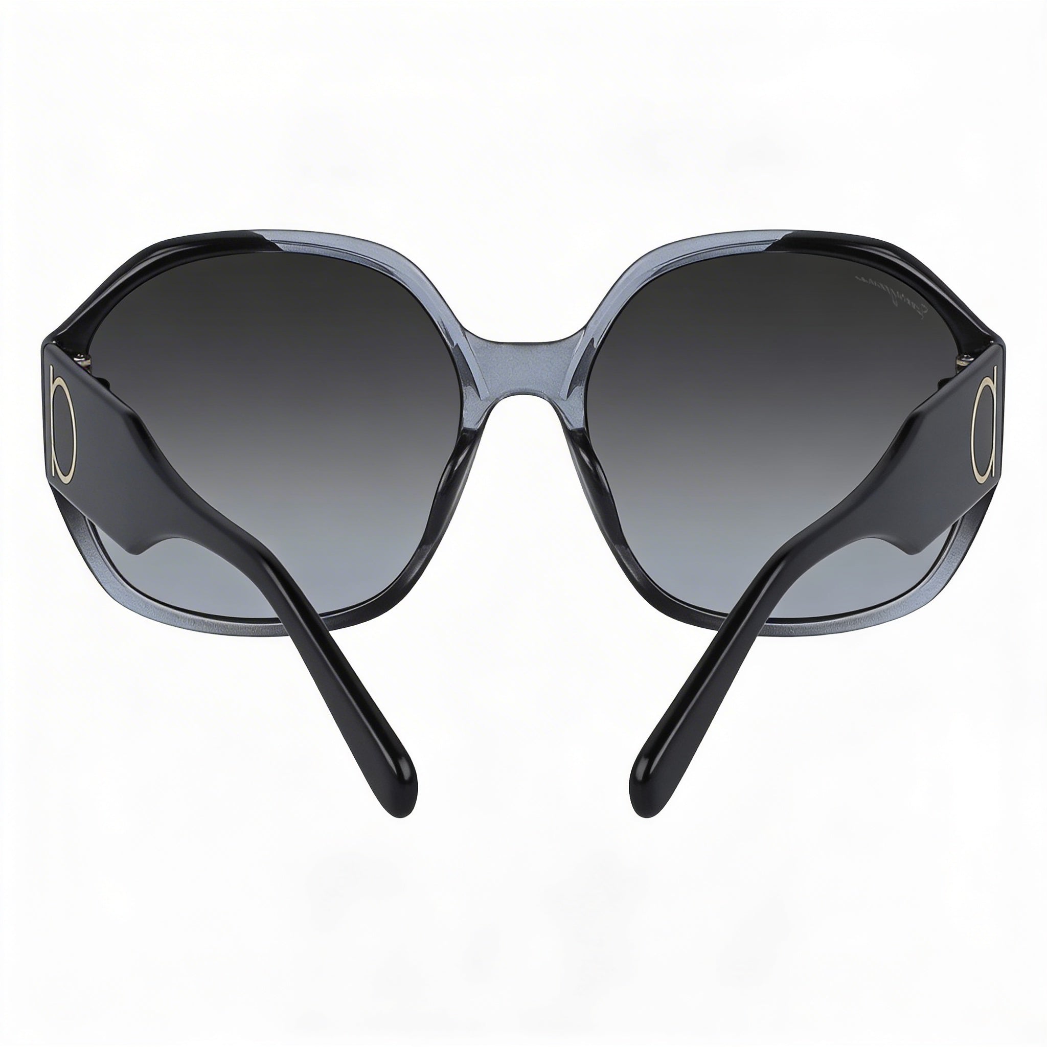 Gafas unisex Salvatore Ferragamo SF943S 007 de plástico gris degradado, protección UV, no polarizadas, 60 mm, Photo 4