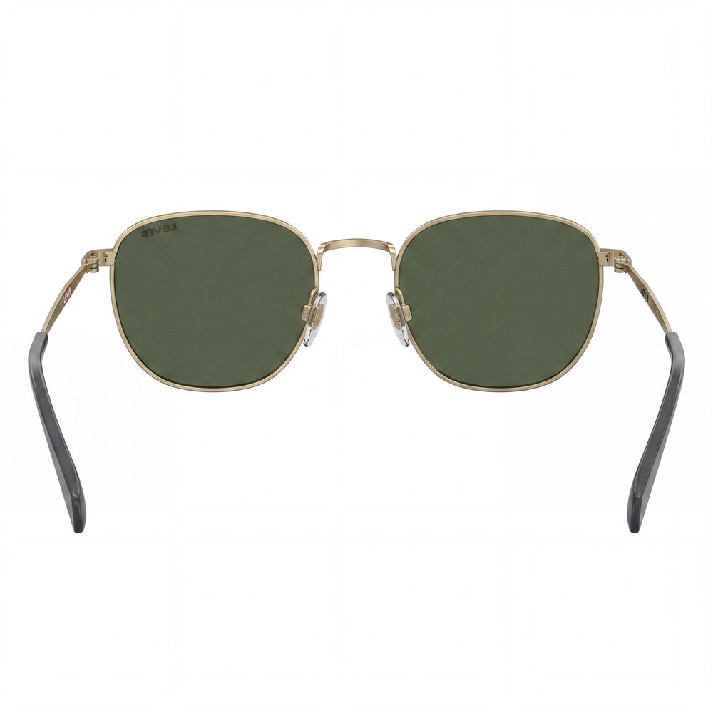 Levi's Modern Women's Sunglasses, Gold Stainless Steel Frame, Gold Lenses, UV 400 Protection, 54mm Lens Width