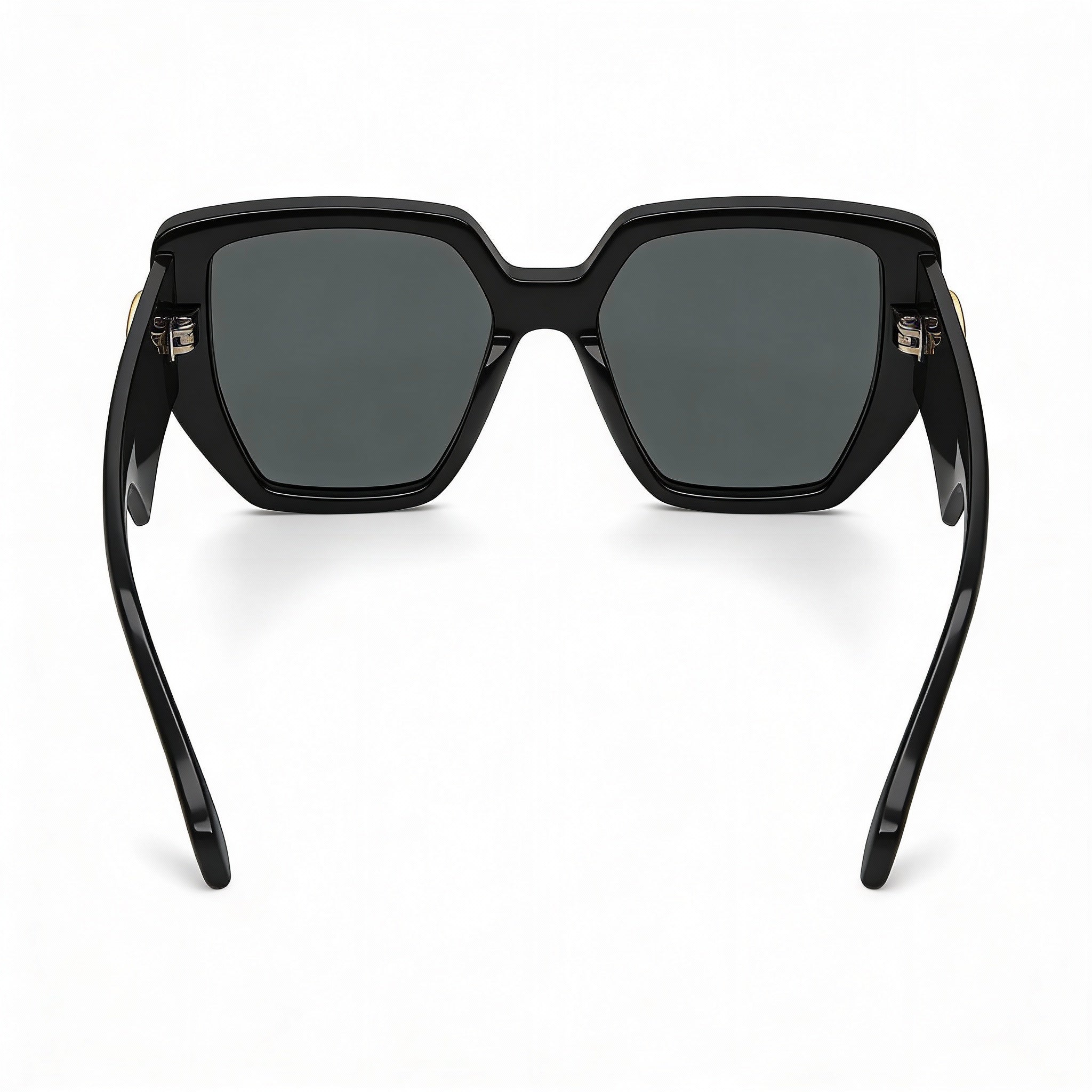 Gafas de sol Gucci Contemporary GG0956S para mujer, de plástico, estilo ojo de gato, no polarizadas, color negro y gris, talla 54, Photo 4