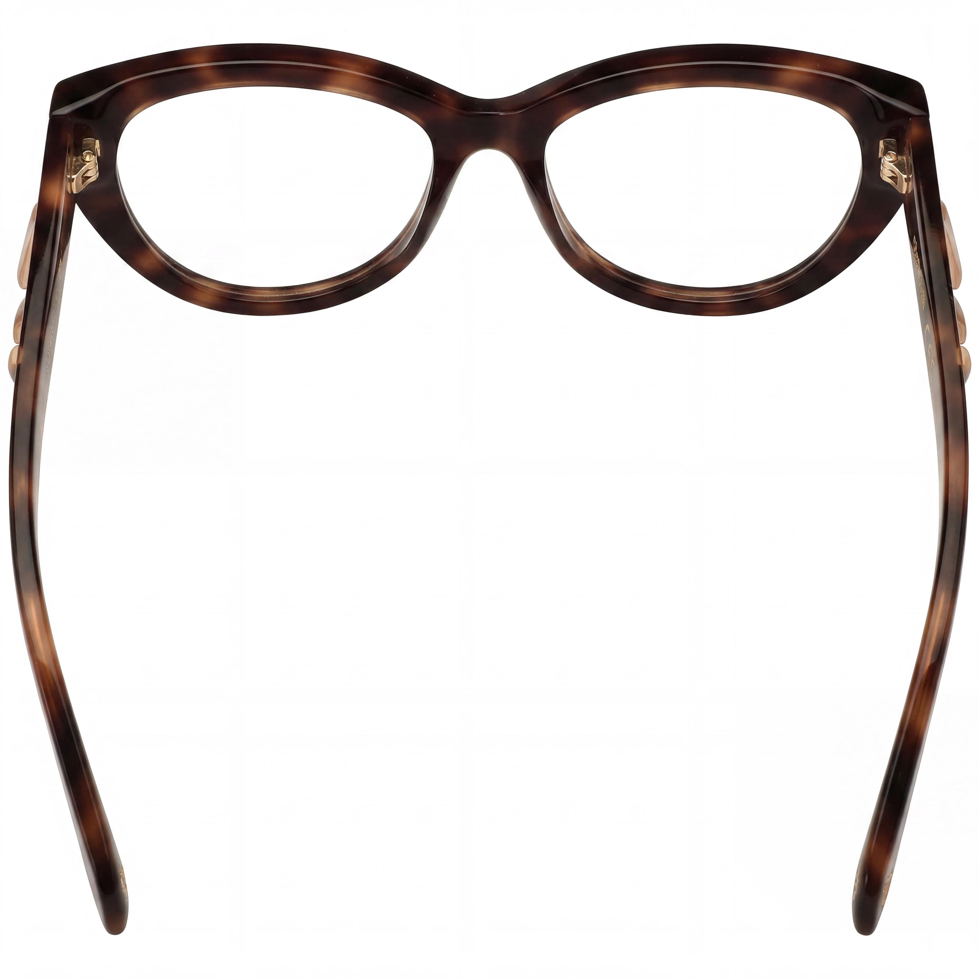 ROBERTO CAVALLI Casual Women's View Glasses, Acetate Frame, Vintage Havana, Clear Lens, 50mm Lens, Photo 4