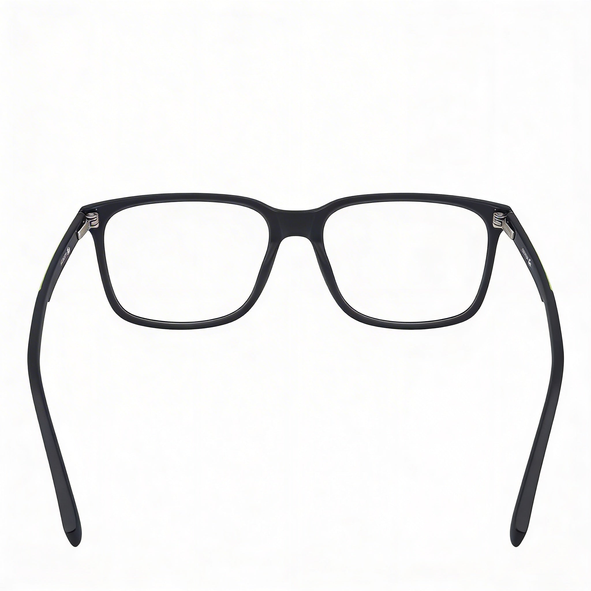 Lacoste Casual Men's Ophthalmic Frames, Matte Dark Grey, Transparent Plastic Lenses, Size 54-18-145, Photo 3