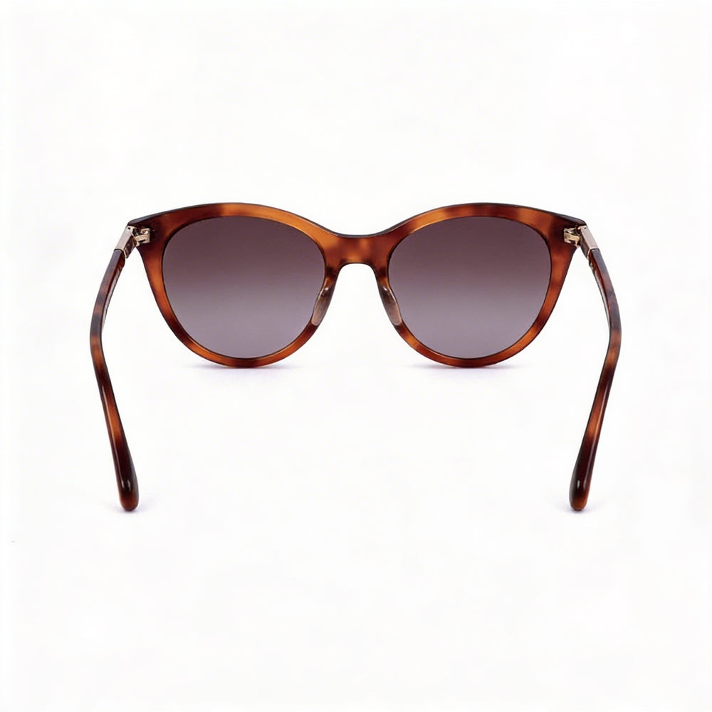 Kate Spade New York Janalynn/S - Gafas de sol de acetato Havana para mujer, diseño de ojo de gato, lentes marrones degradadas, protección UV, 51 mm