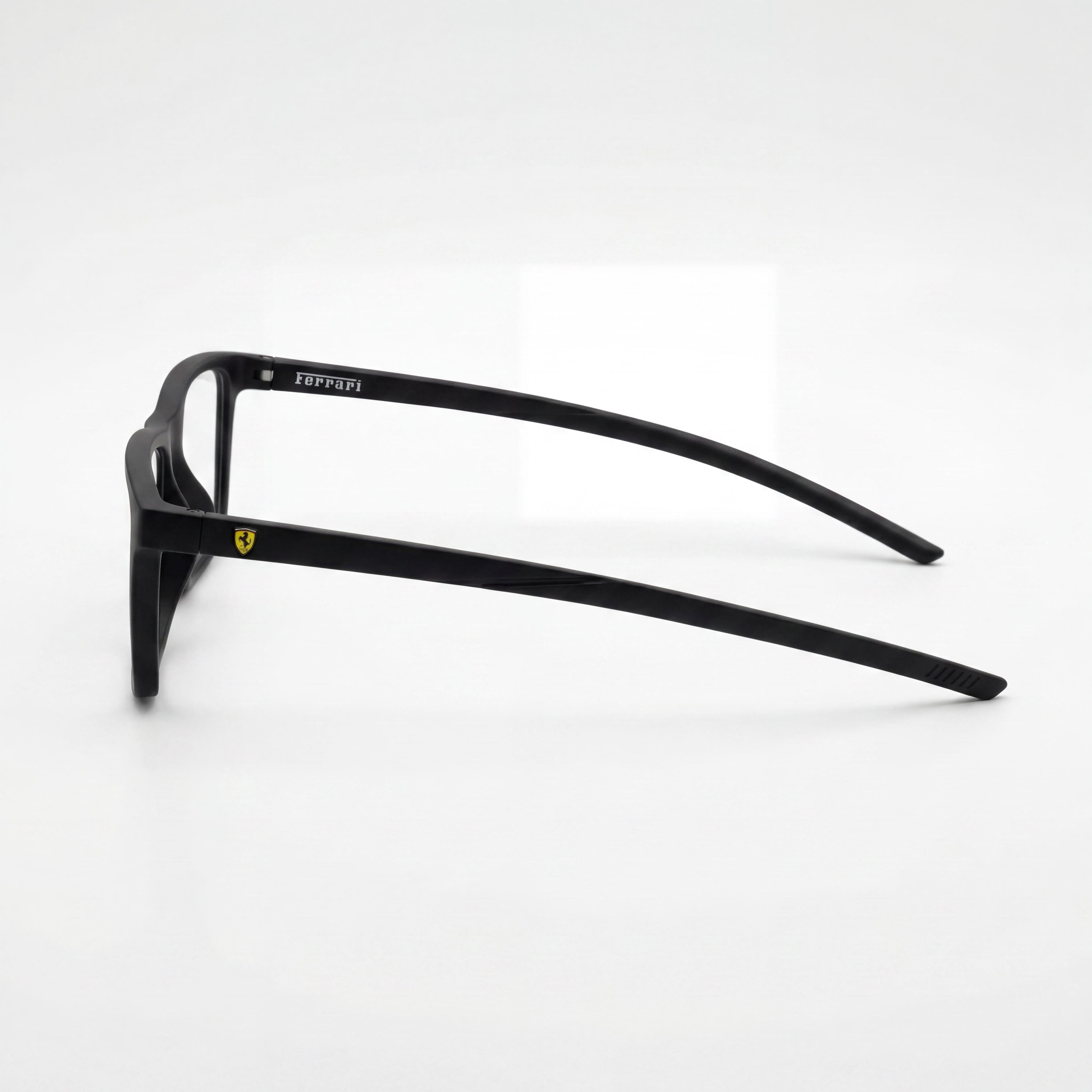 Montura de Gafas Cuadradas de Plástico Negro Mate Scuderia Ferrari Fz8001u para Mujer para Cristales Graduados 56mm, Photo 2