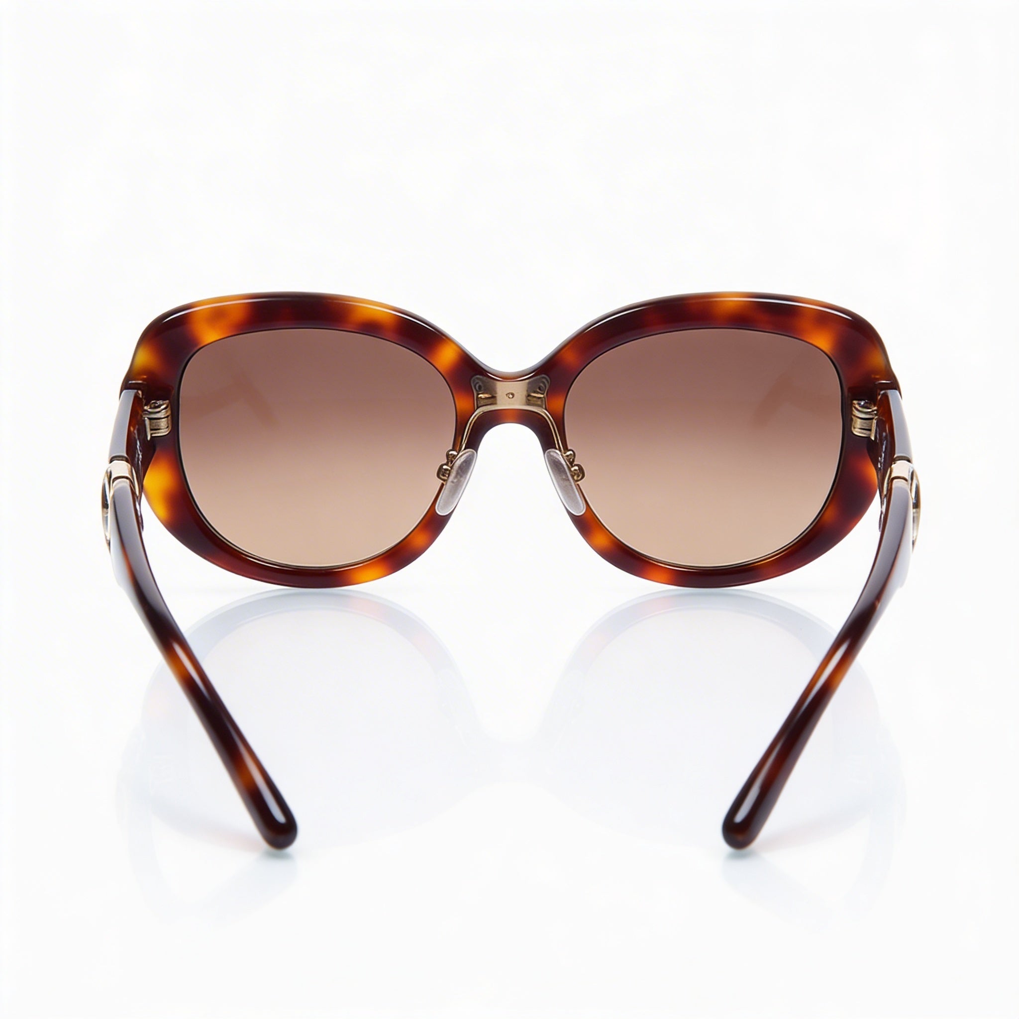 Gafas de sol de protección UV de plástico carey con lentes marrones Ferragamo Sf727s 214 para mujer 53mm, Photo 4